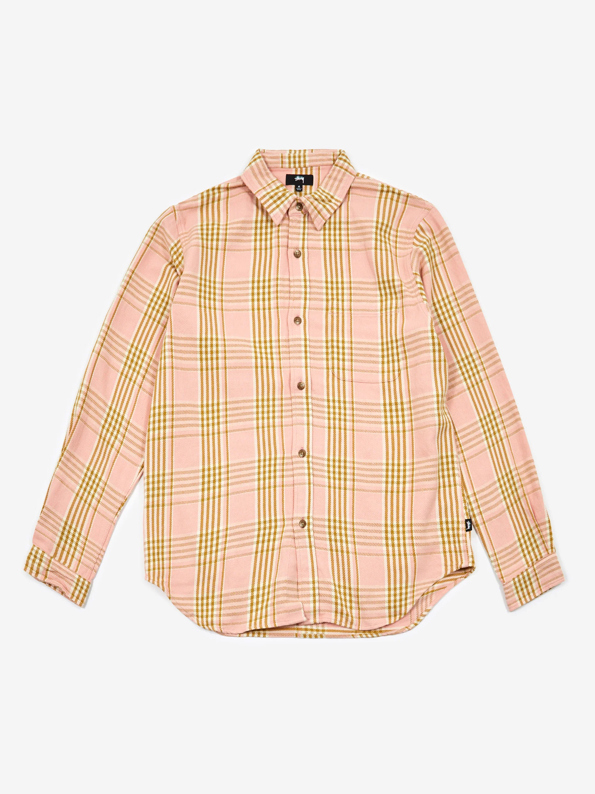 Stussy Laguna Plaid Shirt - Pink