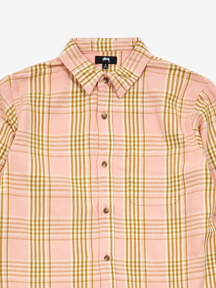 Stussy Laguna Plaid Shirt - Pink - Image 2