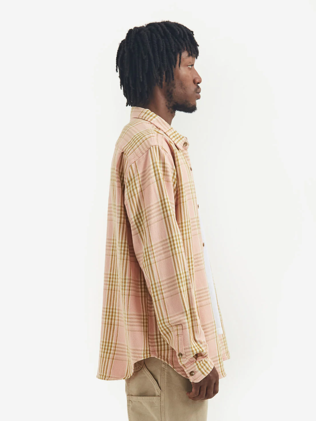 Stussy Laguna Plaid Shirt - Pink - Image 6