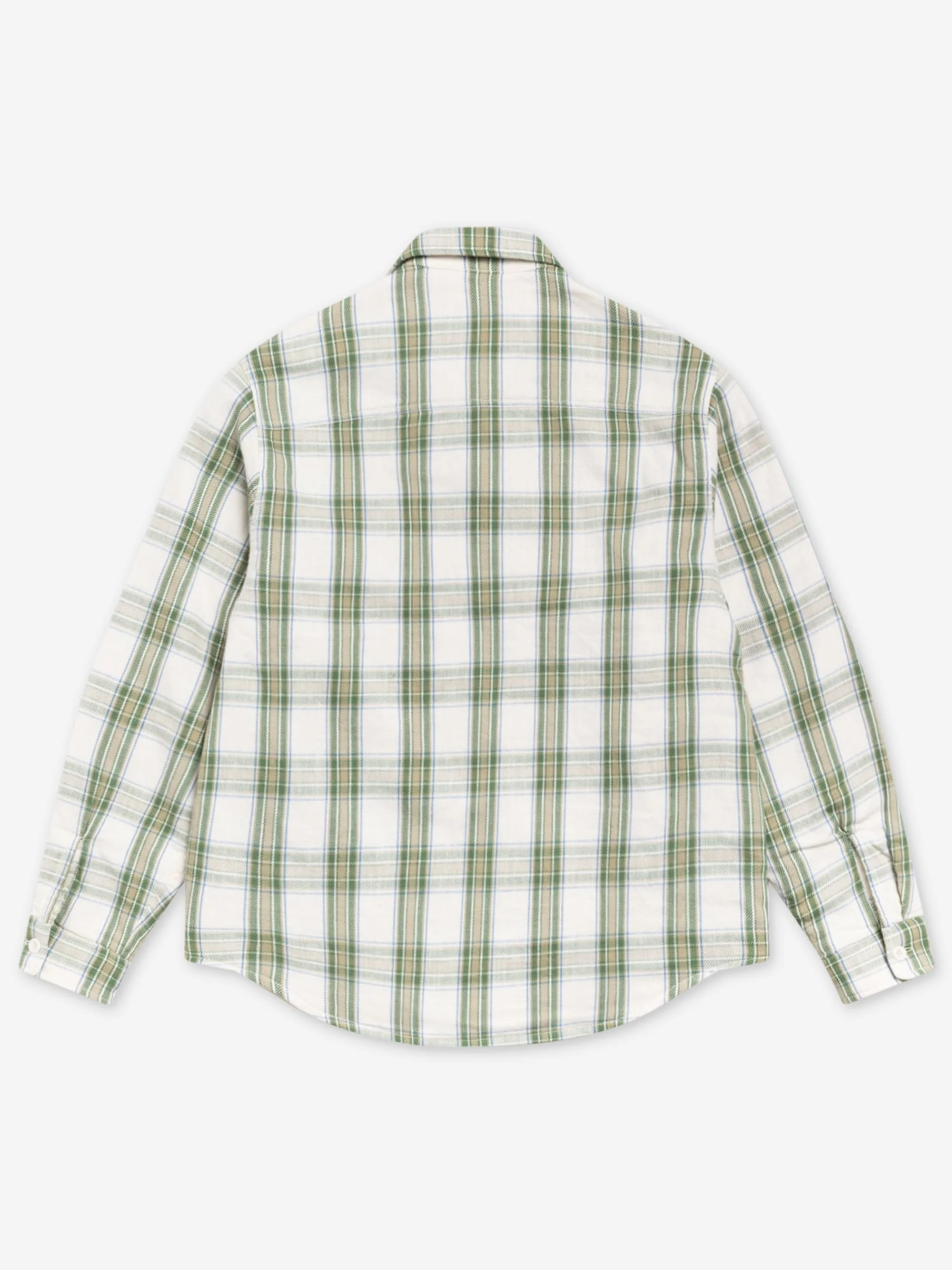 Stussy Lau Plaid Shirt Jacket - Off White - Image 2