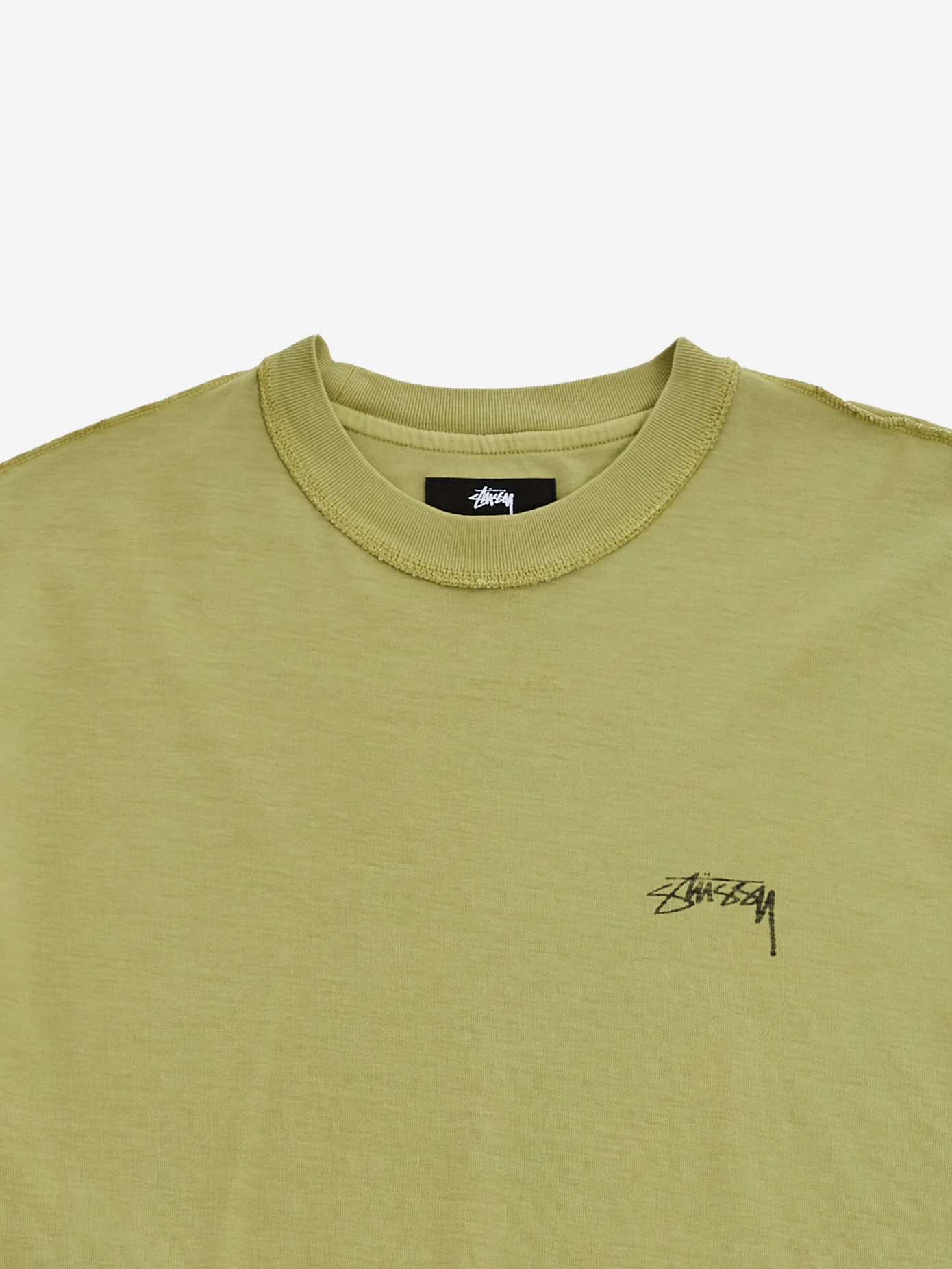 Stussy Lazy Short Sleeve T-Shirt - Moss - Image 2