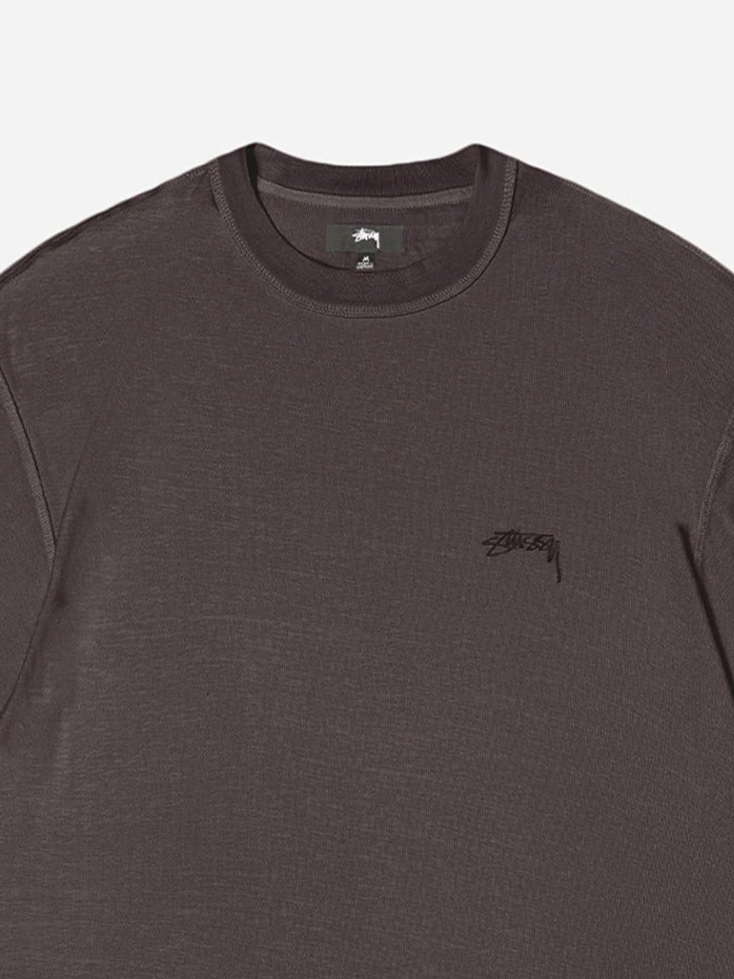 Stussy Lazy SS Tee - Faded Black - Image 3