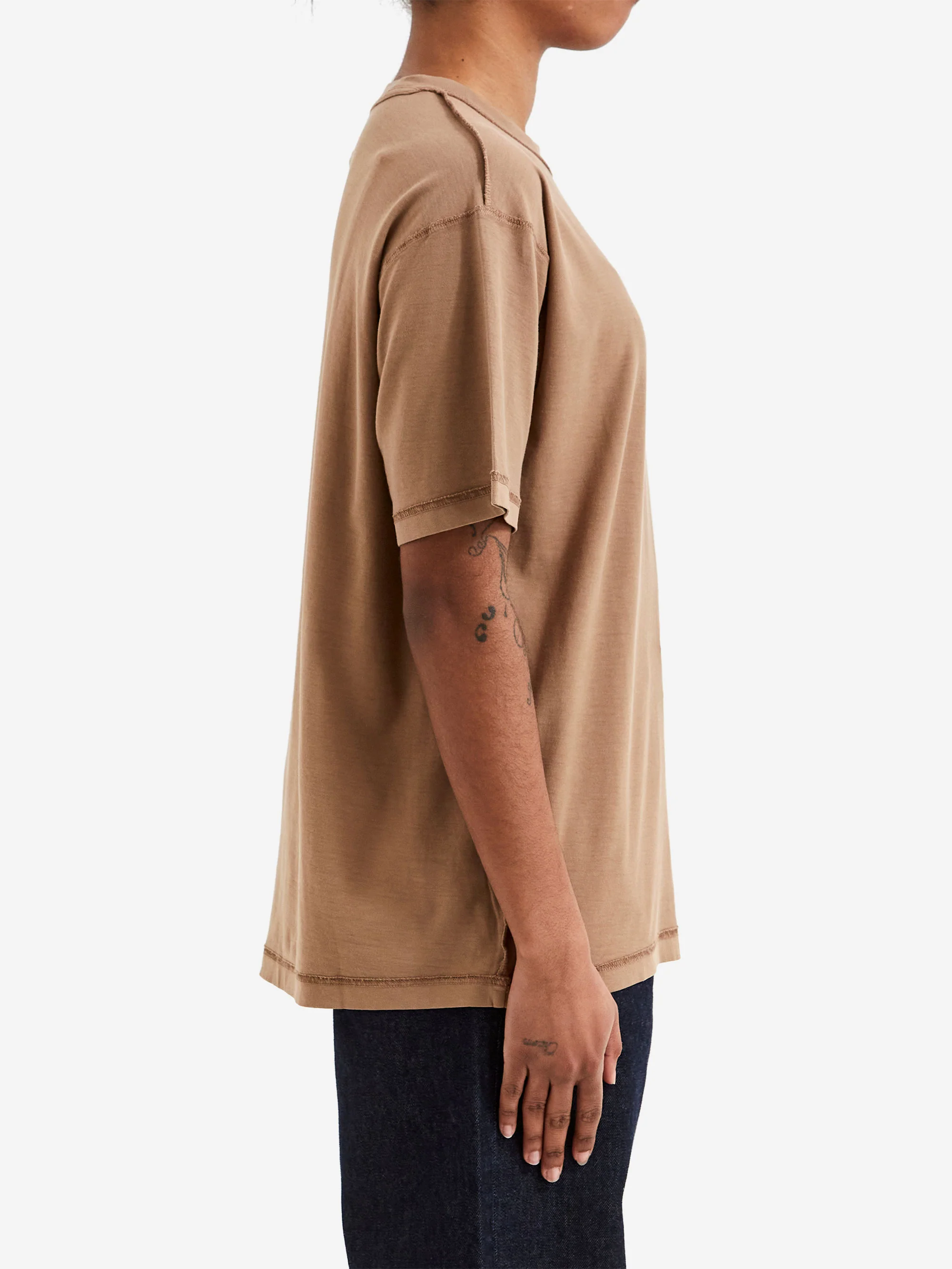 Stussy Lazy SS Tee - Umber - Image 2