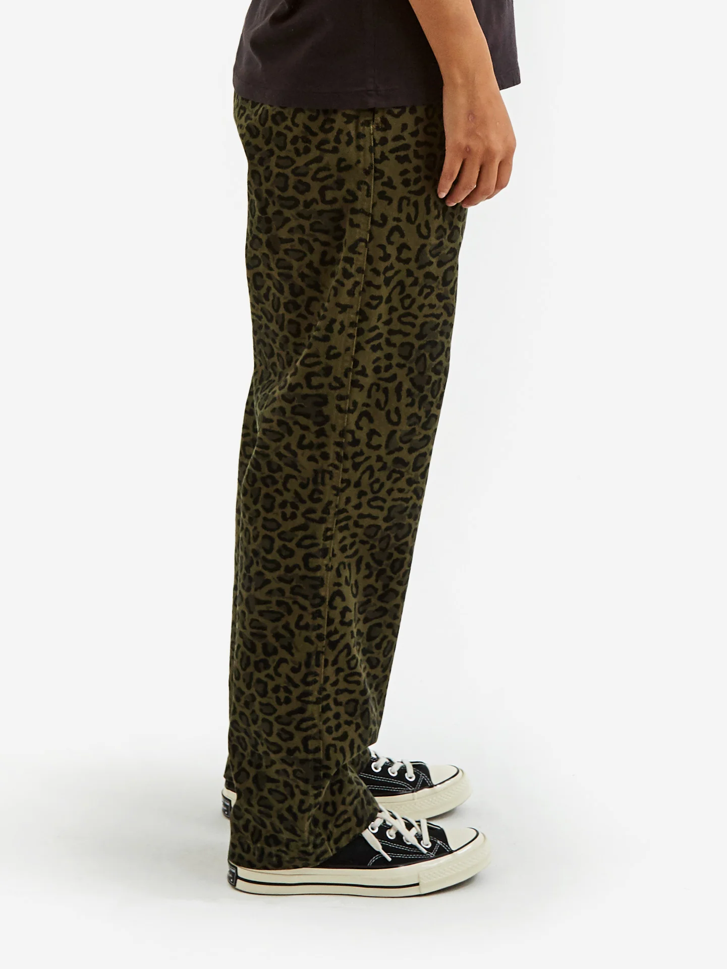 Stussy Leopard Beach Pant W - Olive - Image 2