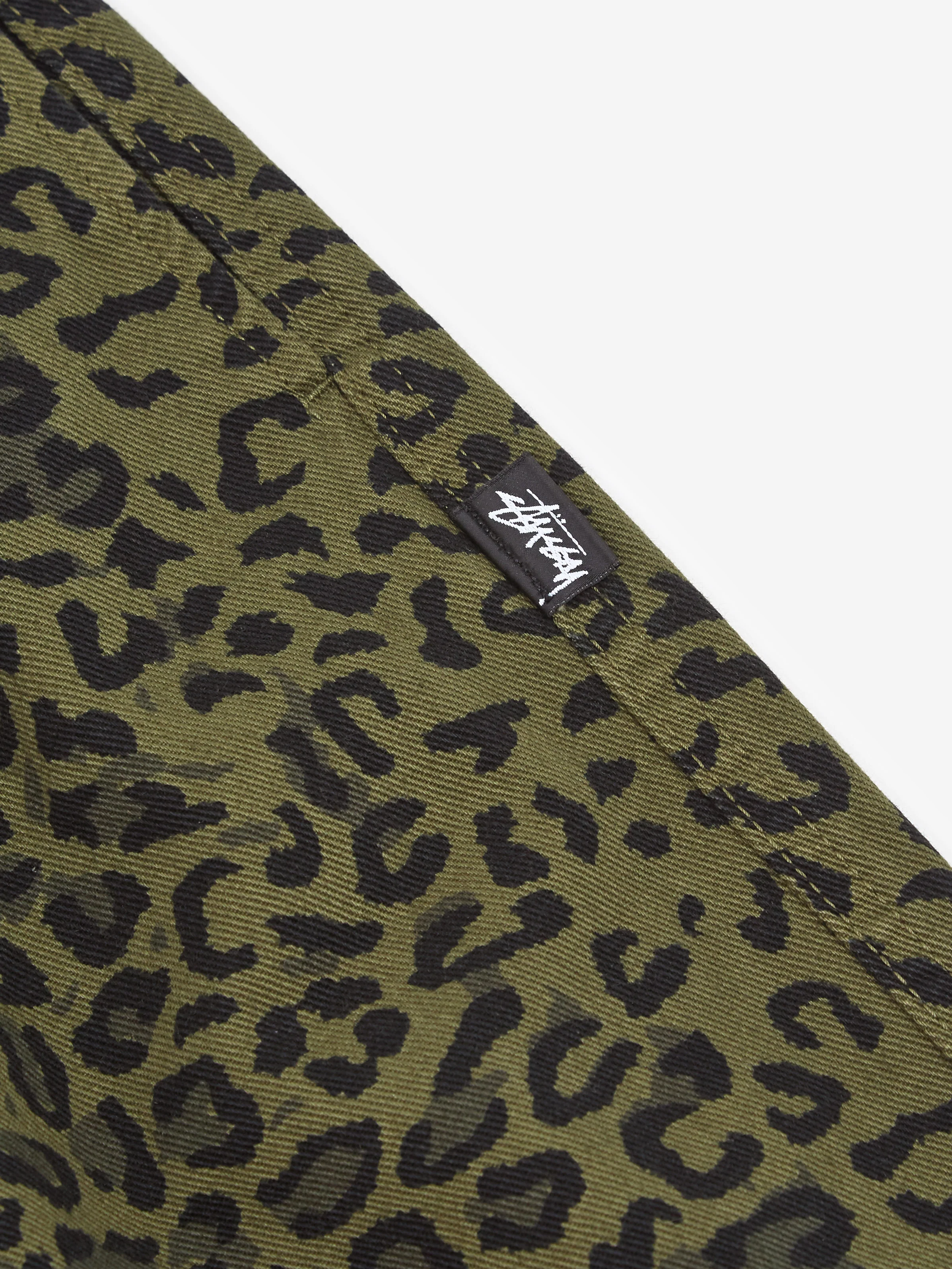 Stussy Leopard Beach Pant W - Olive - Image 9