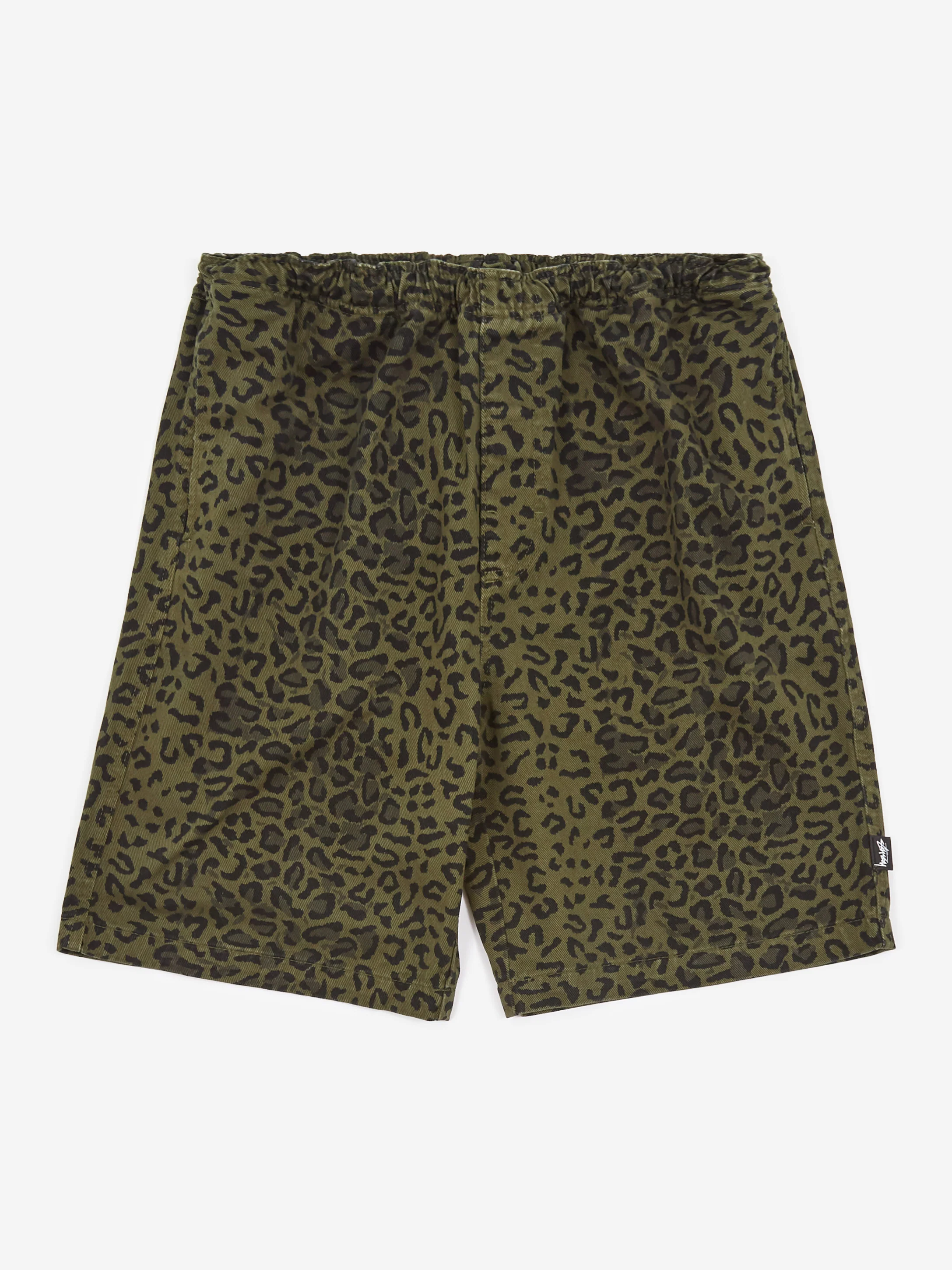Stussy Leopard Beach Short - Olive