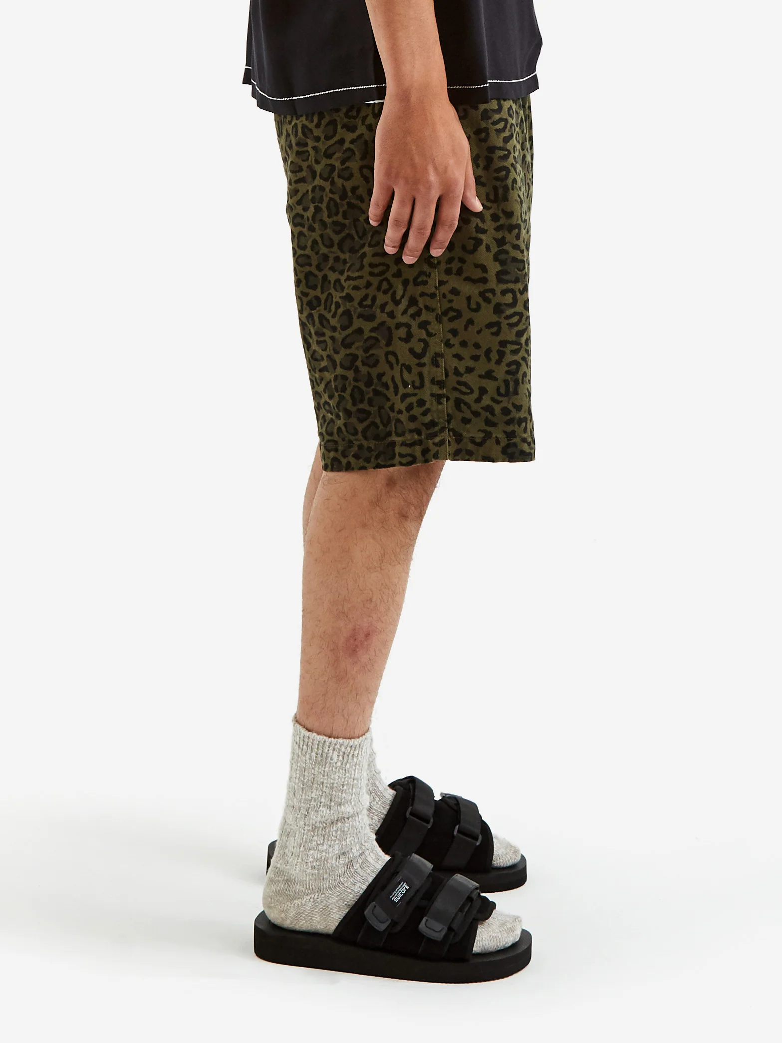 Stussy Leopard Beach Short - Olive - Image 6
