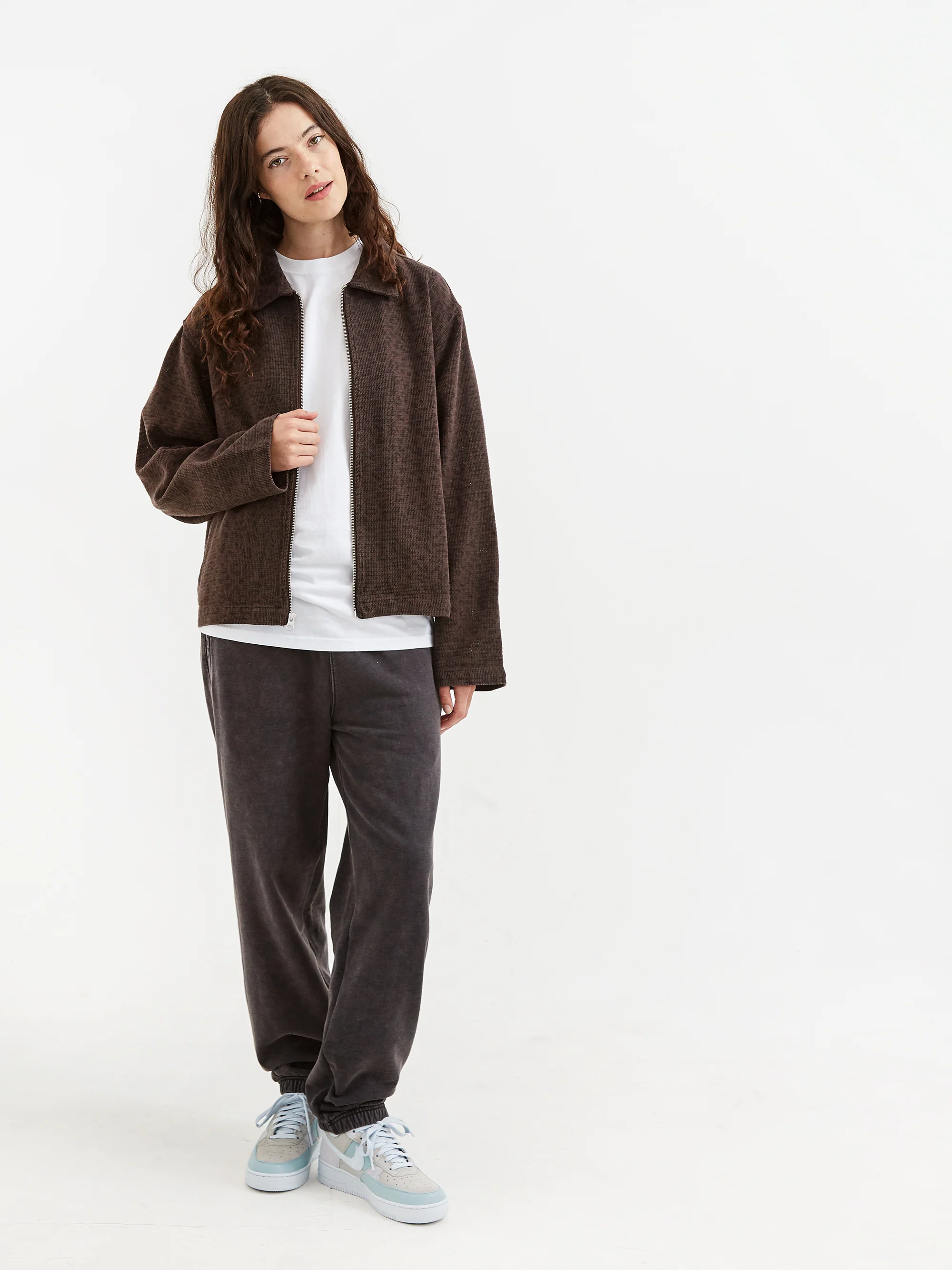 Stussy Leopard Mesh Zip Jacket W - Brown - Image 2