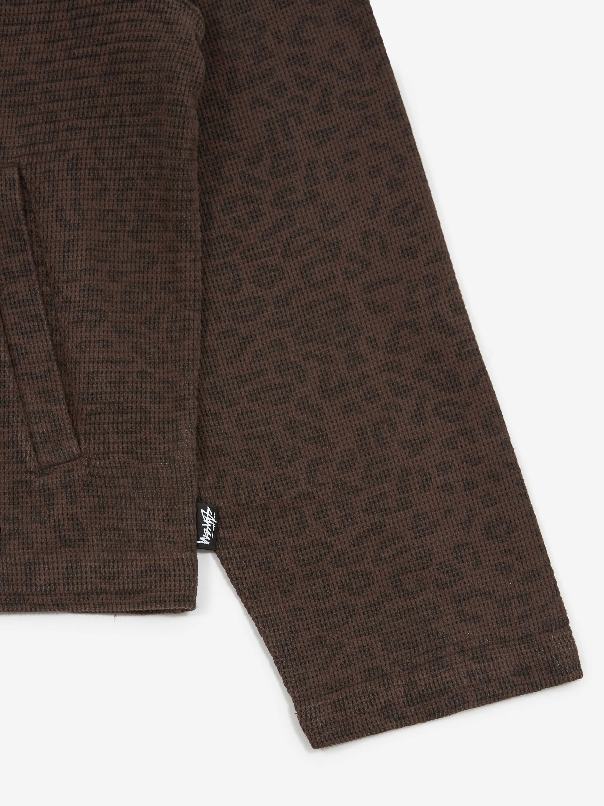 Stussy Leopard Mesh Zip Jacket W - Brown - Image 8