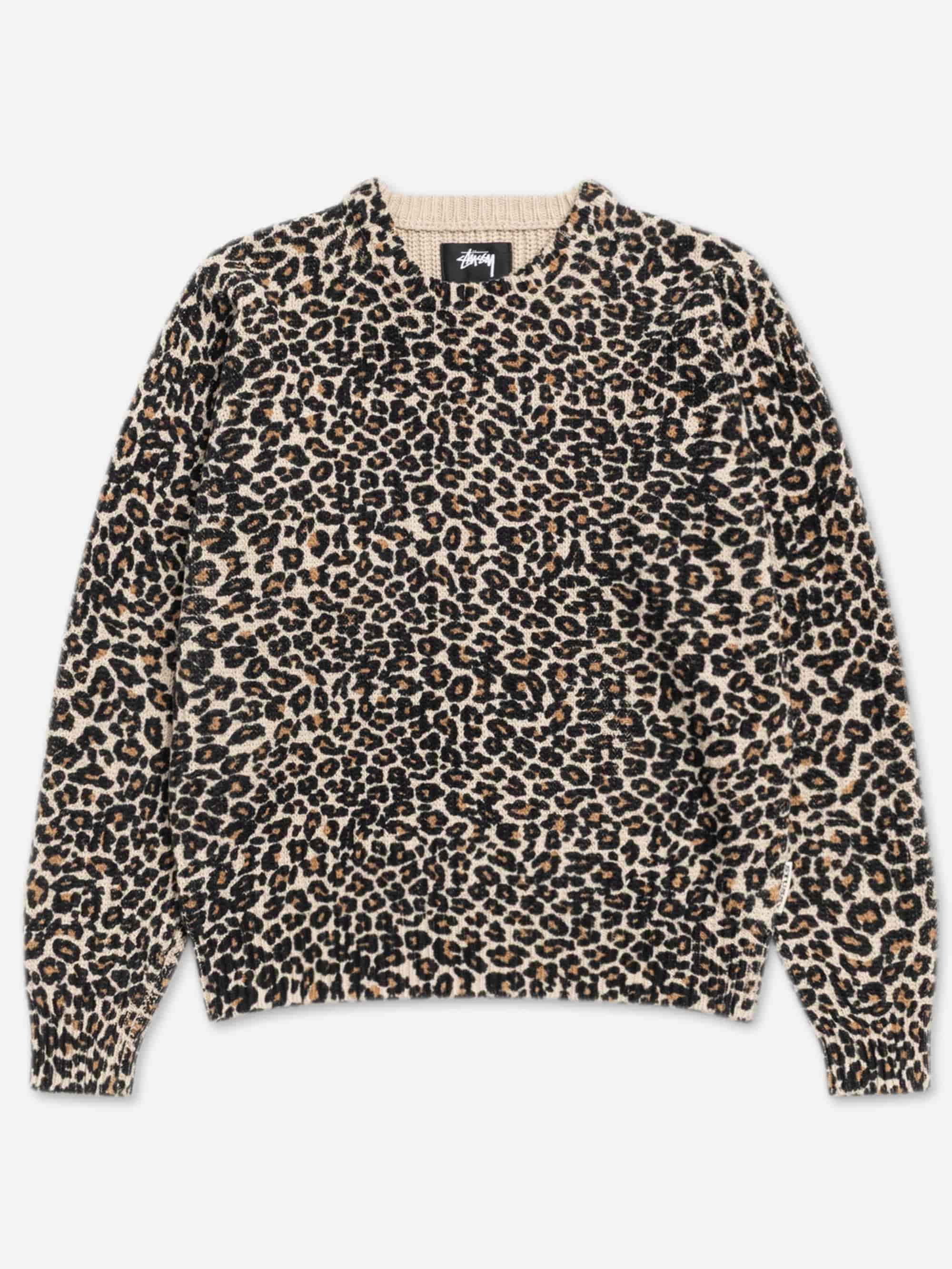 Stussy Leopard Sweater - Leopard