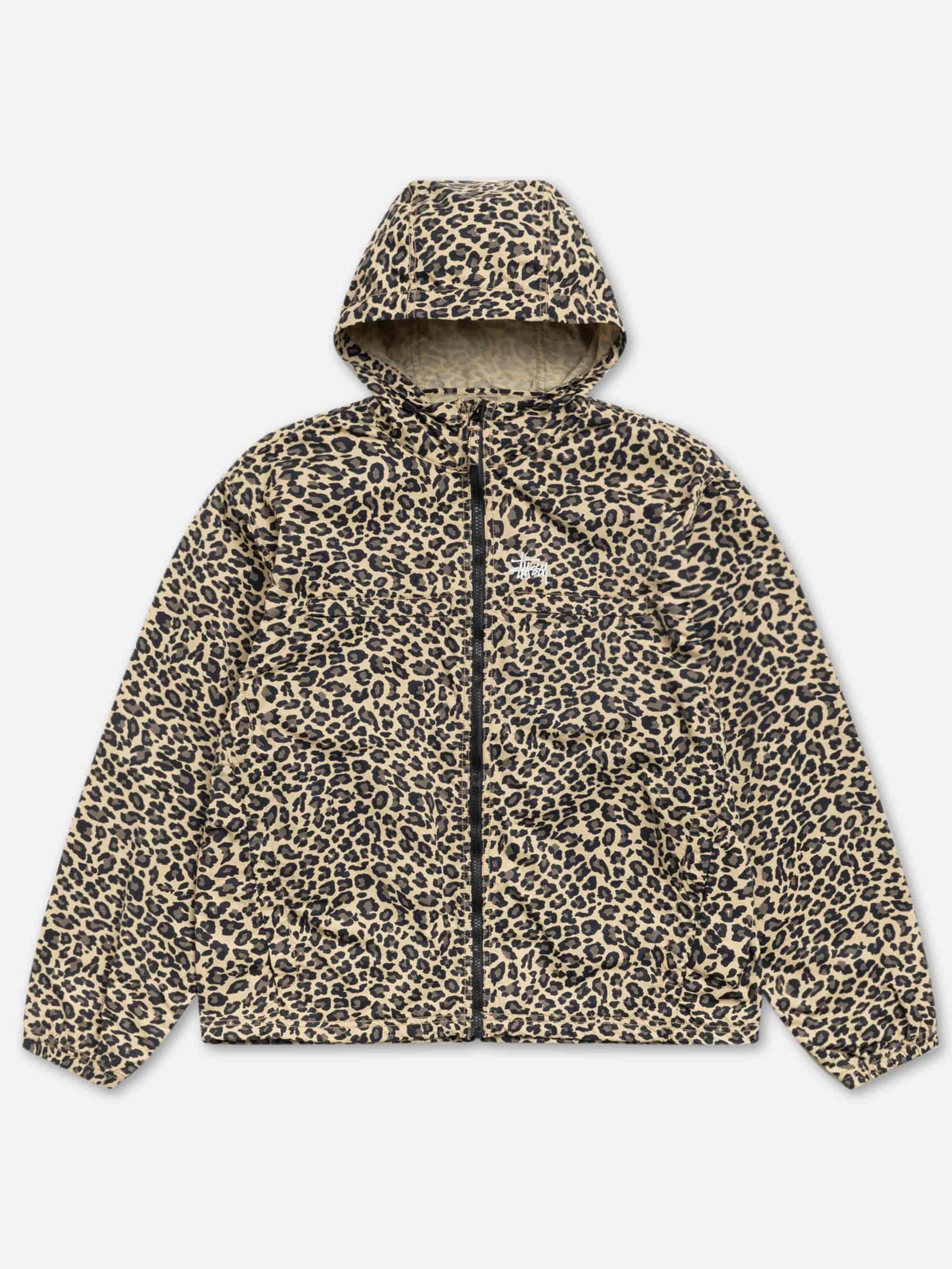 Stussy Lightweight Hooded Jacket - Cheetah