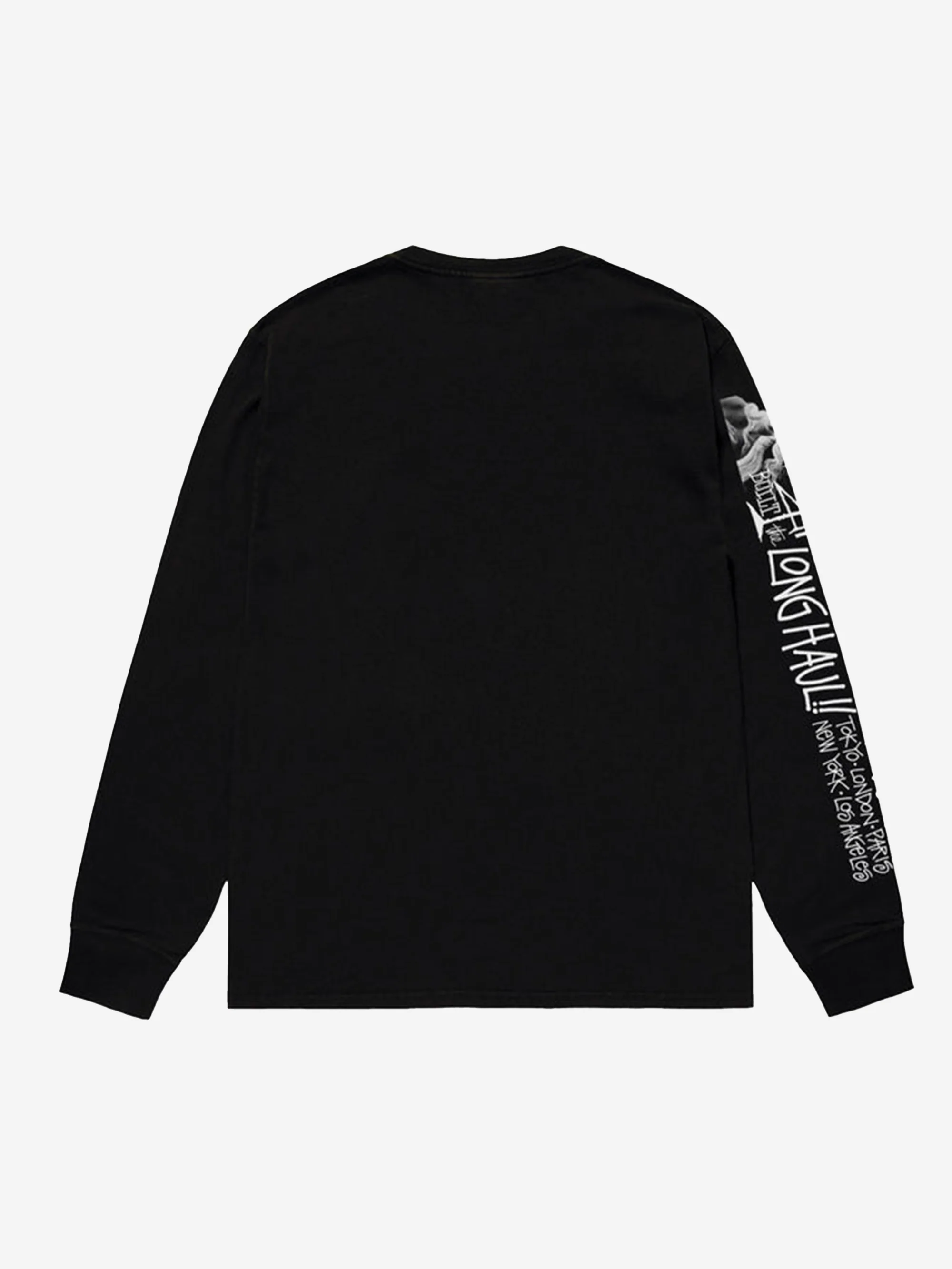 Stussy Long Haul Ls Tee - Black - Image 3