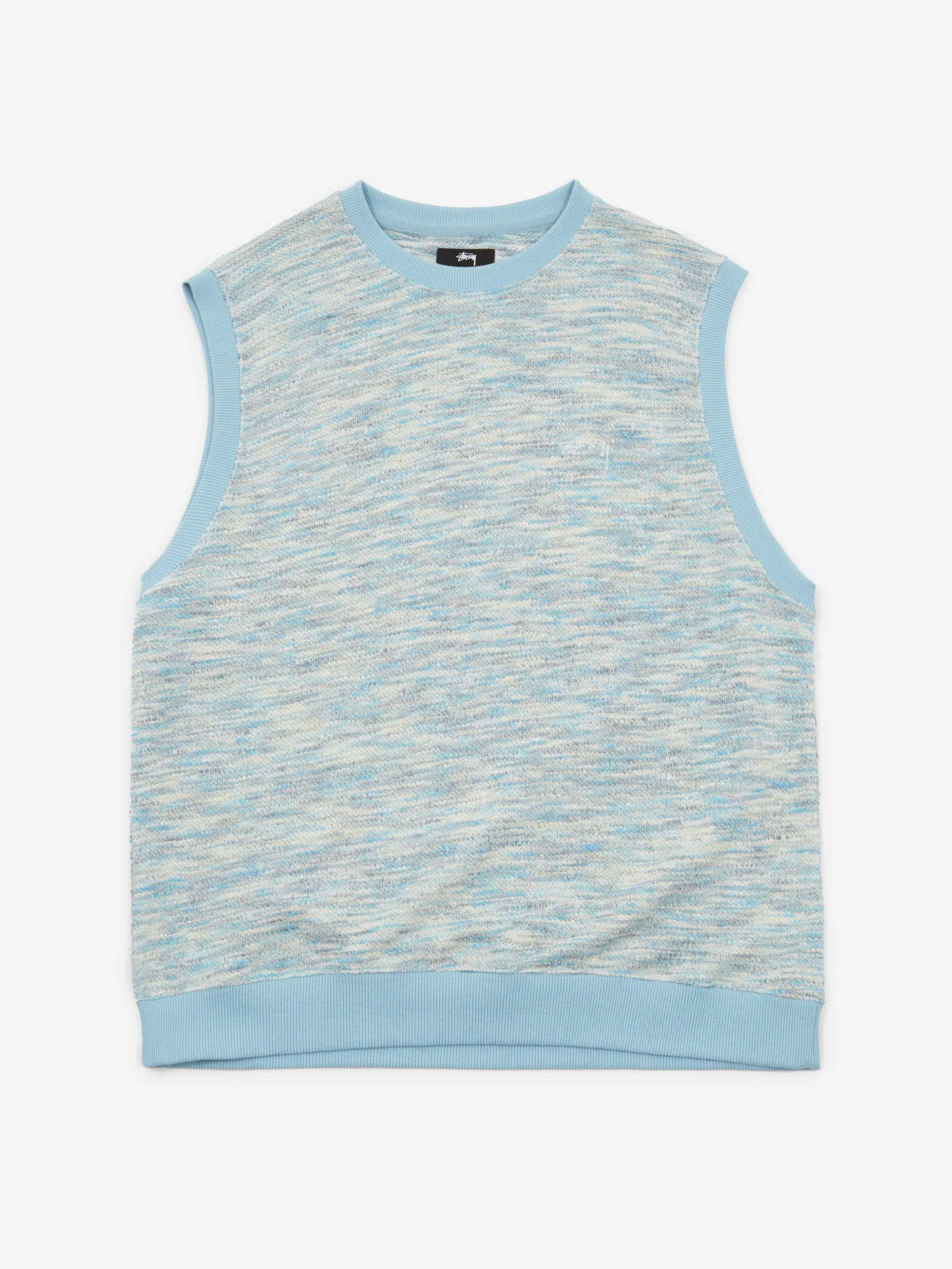 Stussy Marled Knit Vest - Natural