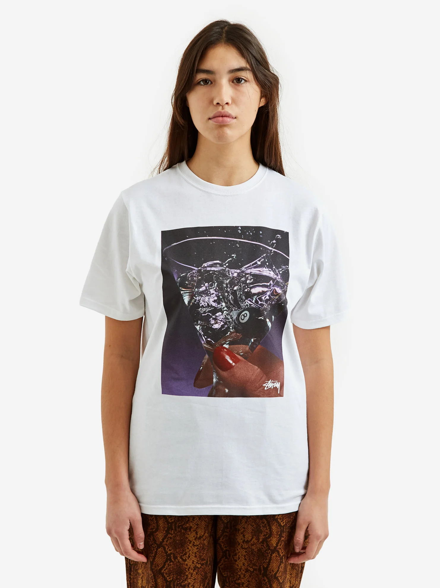 Stussy Martini SS T-Shirt W - White