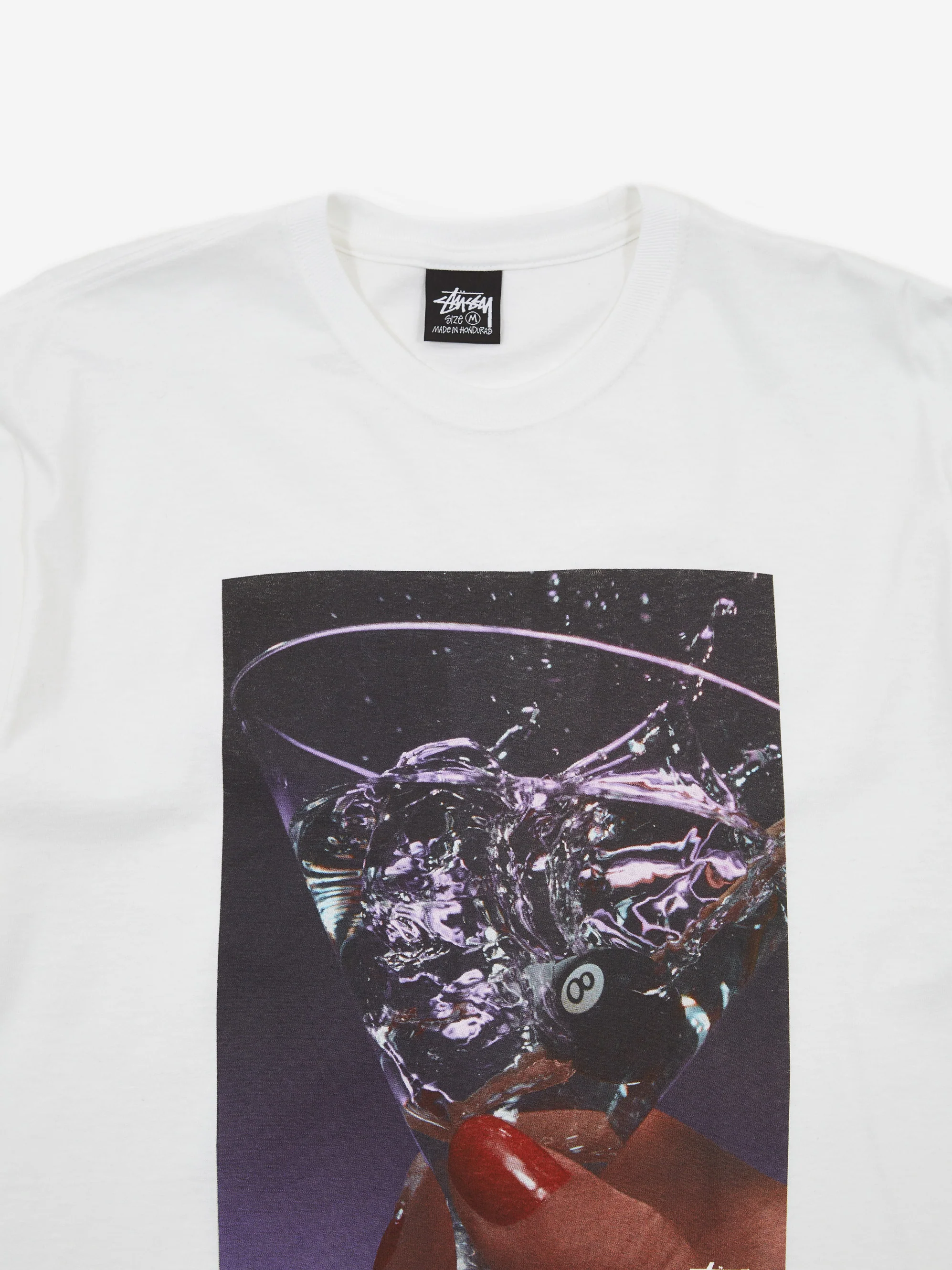 Stussy Martini SS T-Shirt - White - Image 2