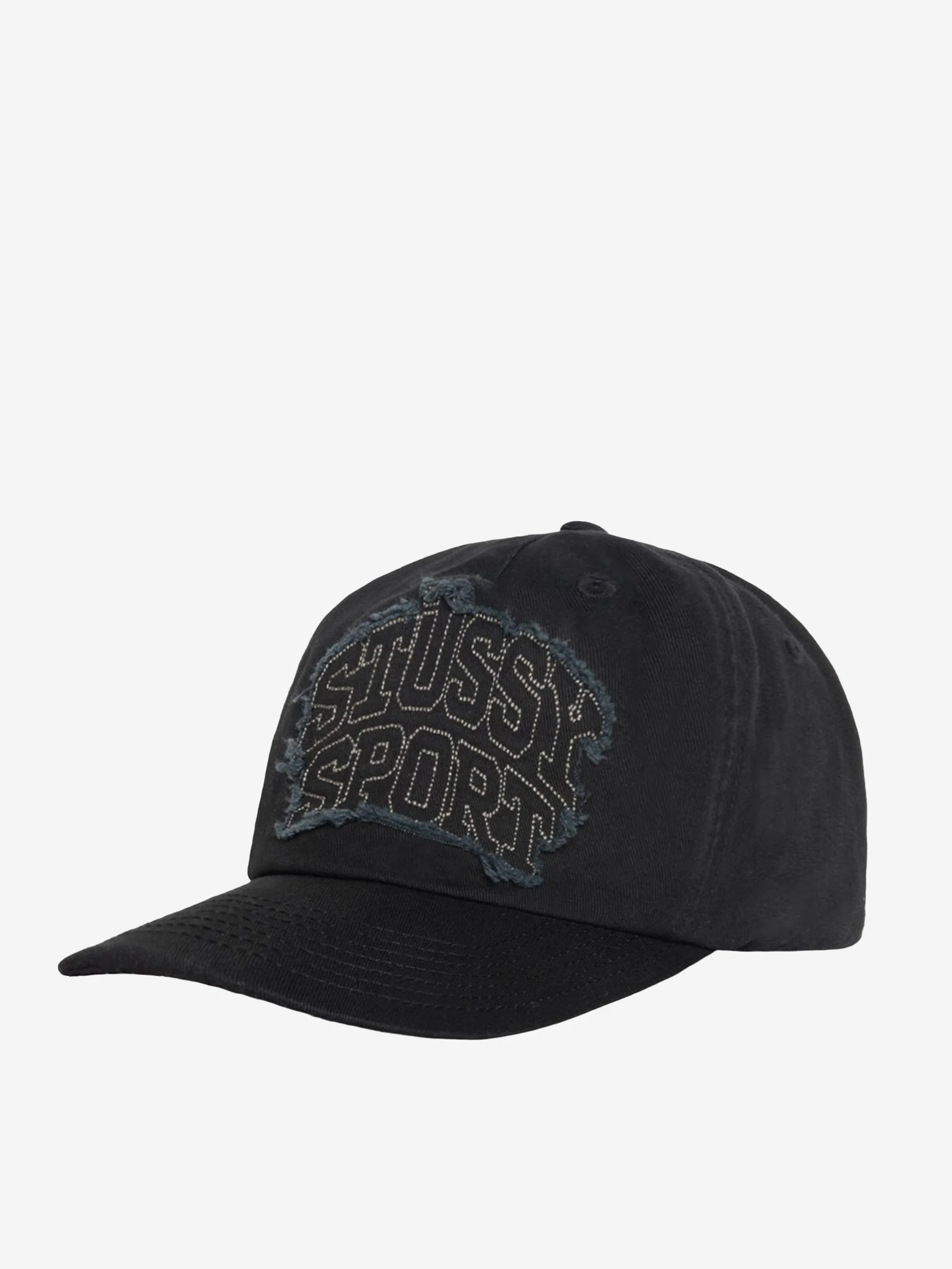 Stussy Md Sport Patch Applique Cap - Shadow Black