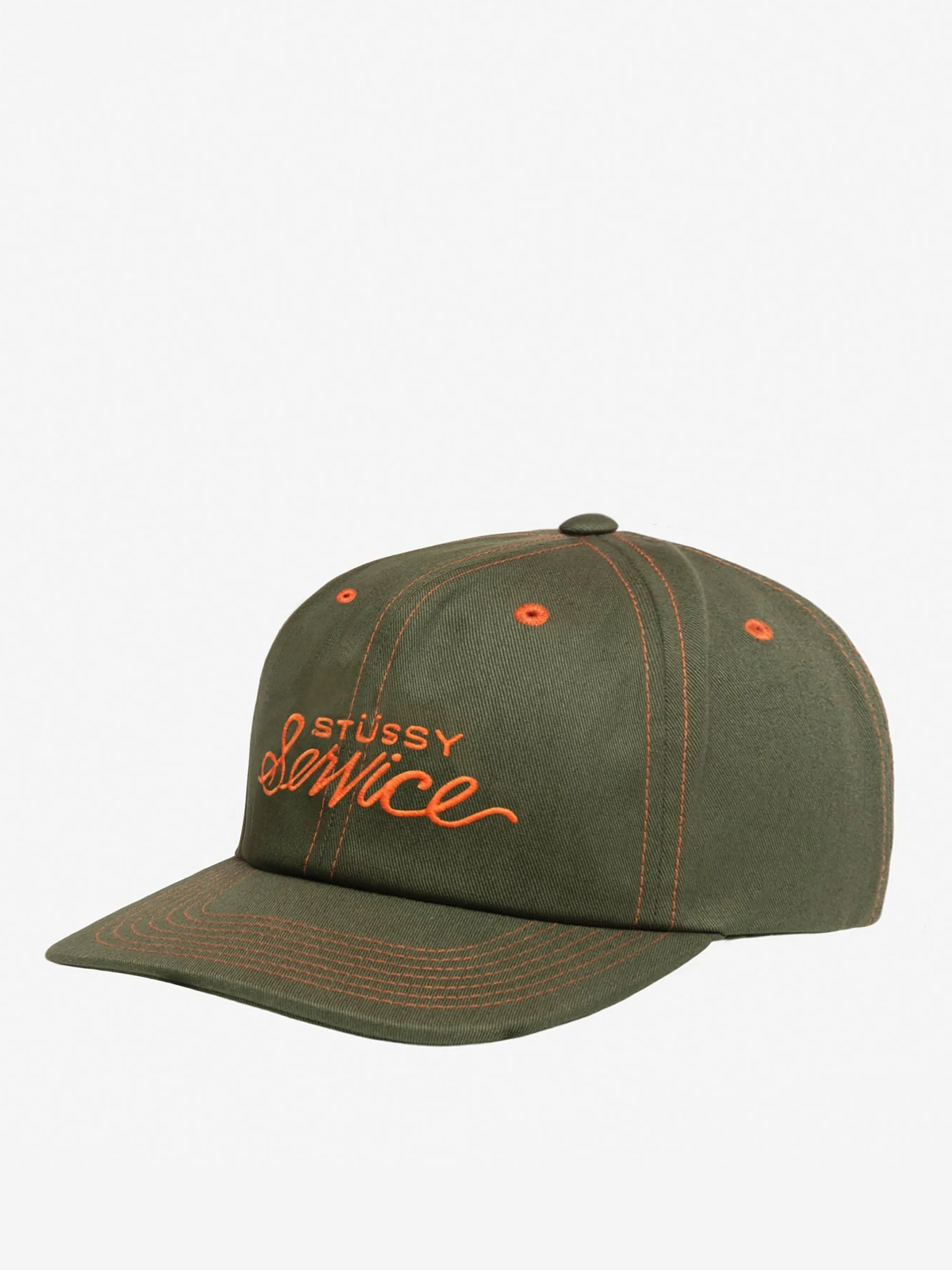 Stussy Md Stussy Service Strapback - Deep Olive