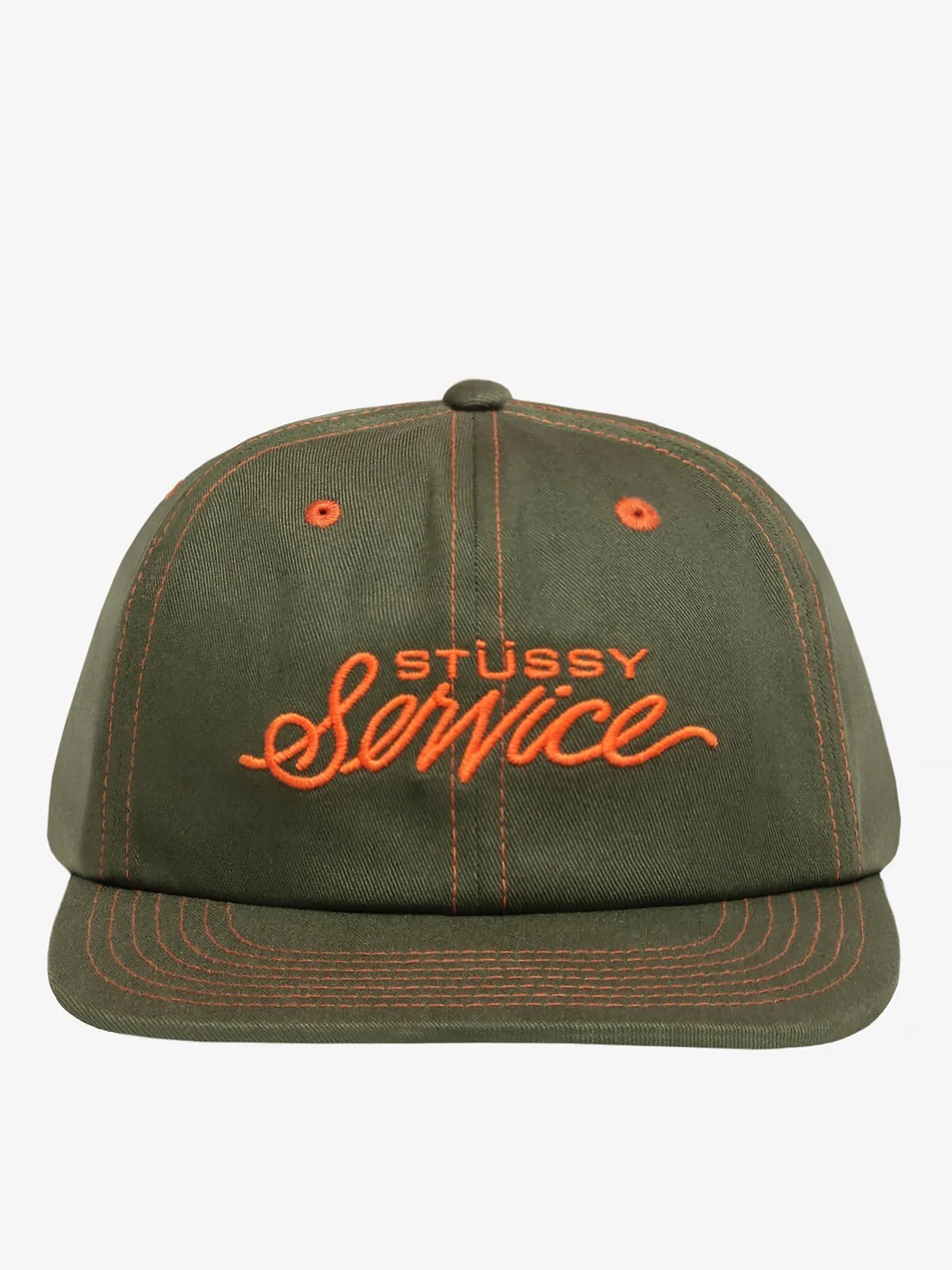 Stussy Md Stussy Service Strapback - Deep Olive - Image 2