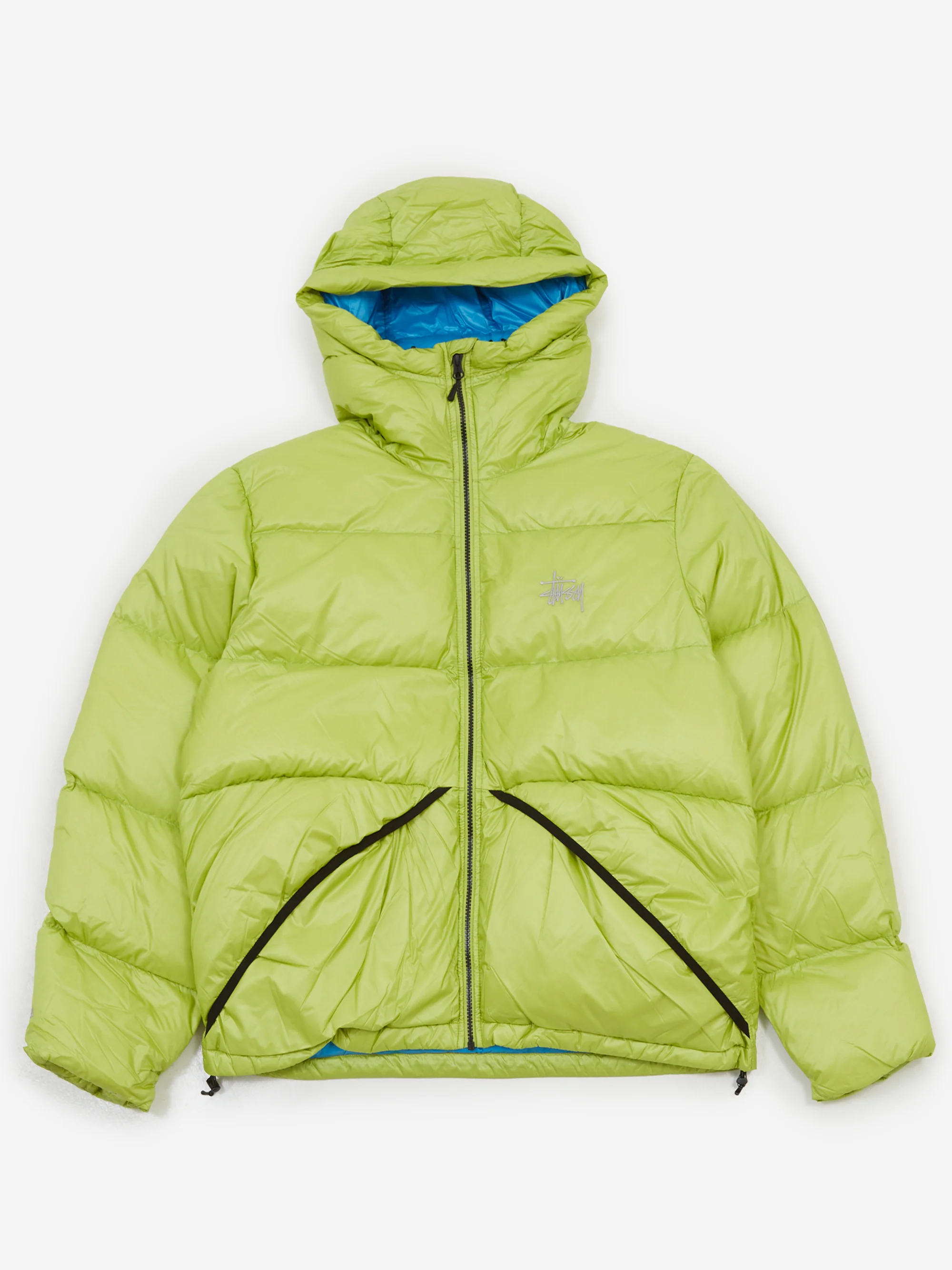 Stussy Micro Ripstop Down Parka W - Lime - Image 4
