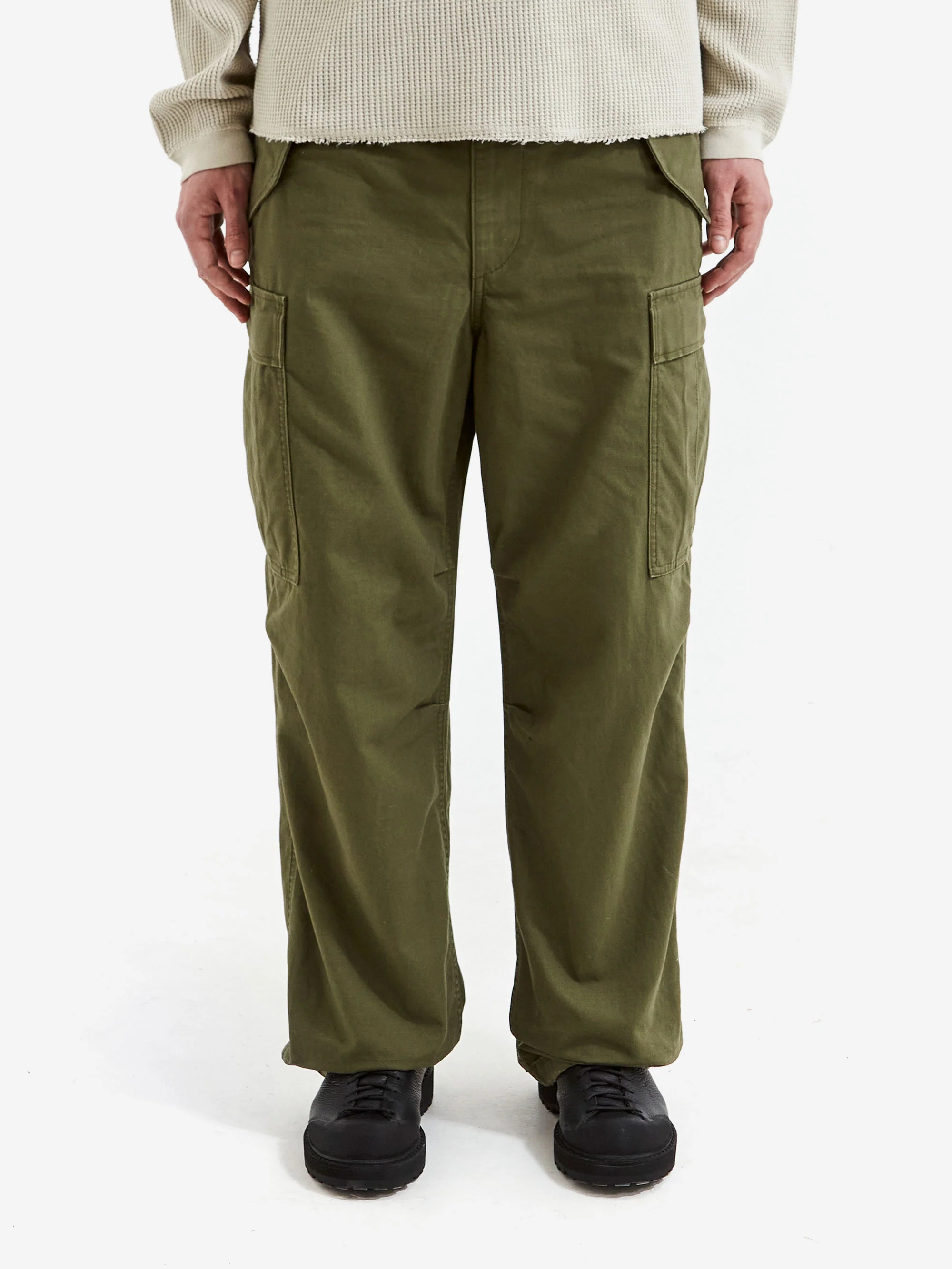 Stussy Military Cargo Pant Ripstop - Olive Green - Image 2