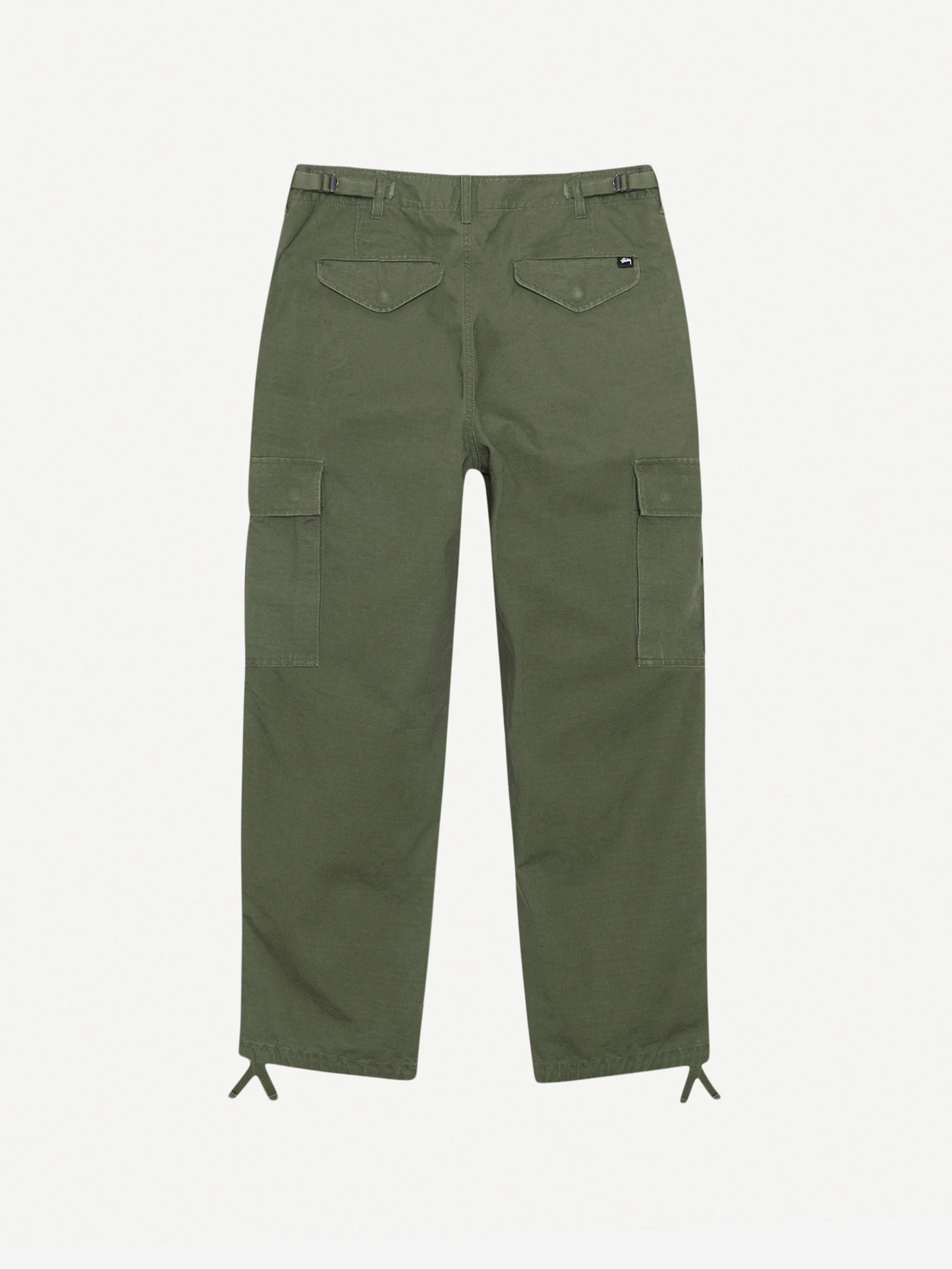 Stussy Military Cargo Pant Ripstop - Olive Green - Image 3