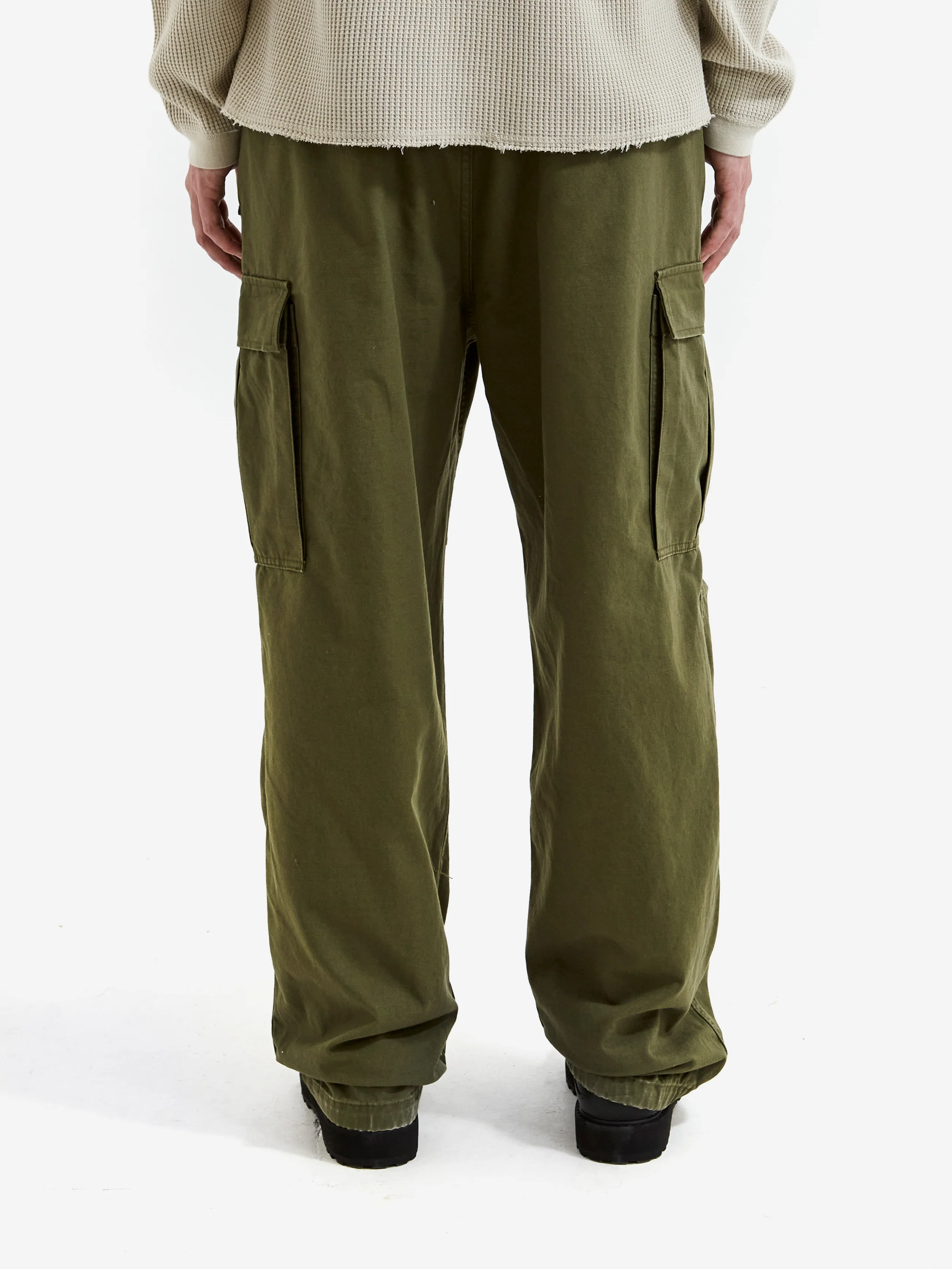 Stussy Military Cargo Pant Ripstop - Olive Green - Image 5