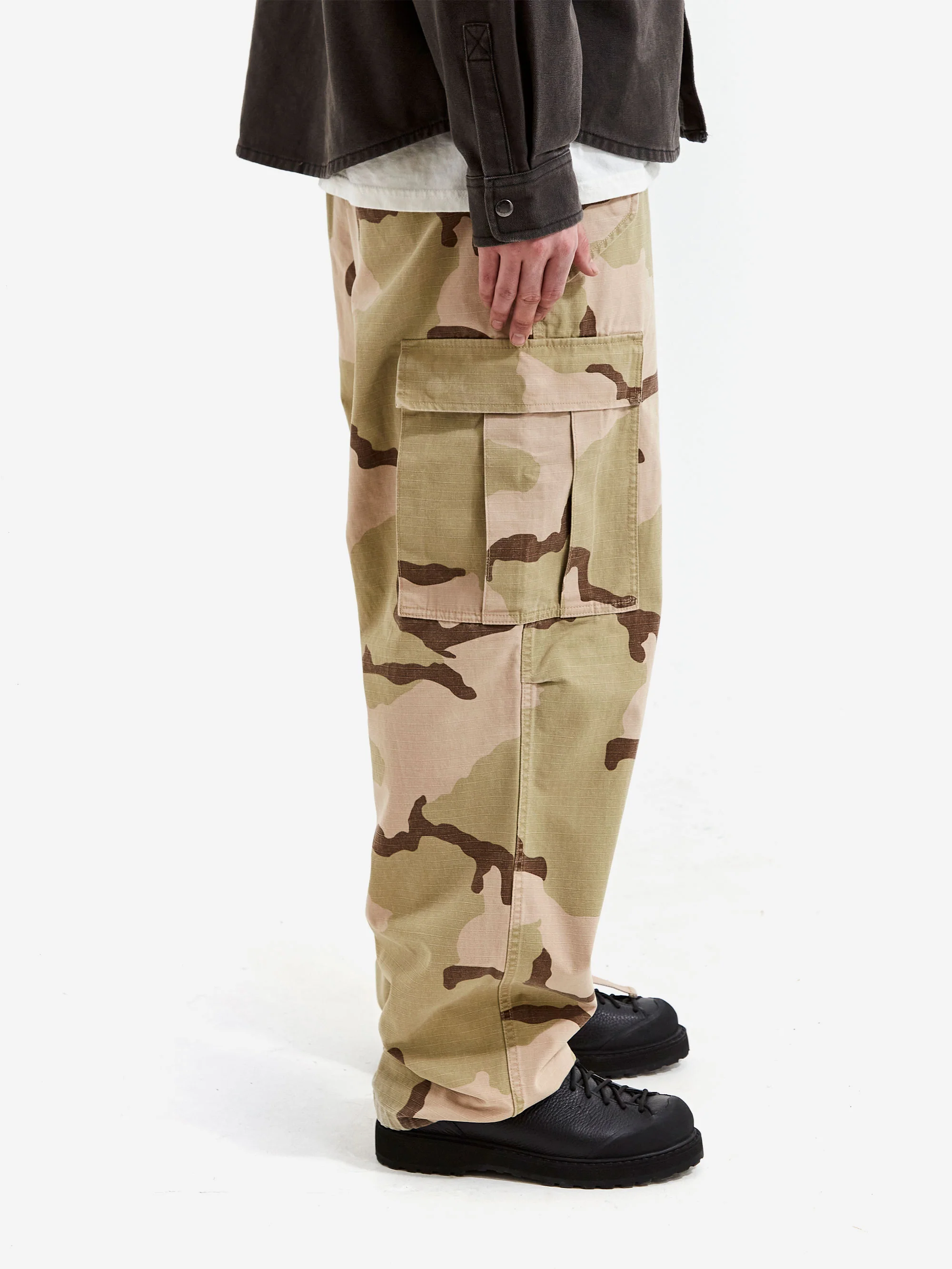 Stussy Military Cargo Pant Ripstop - Sand Camo - Image 4