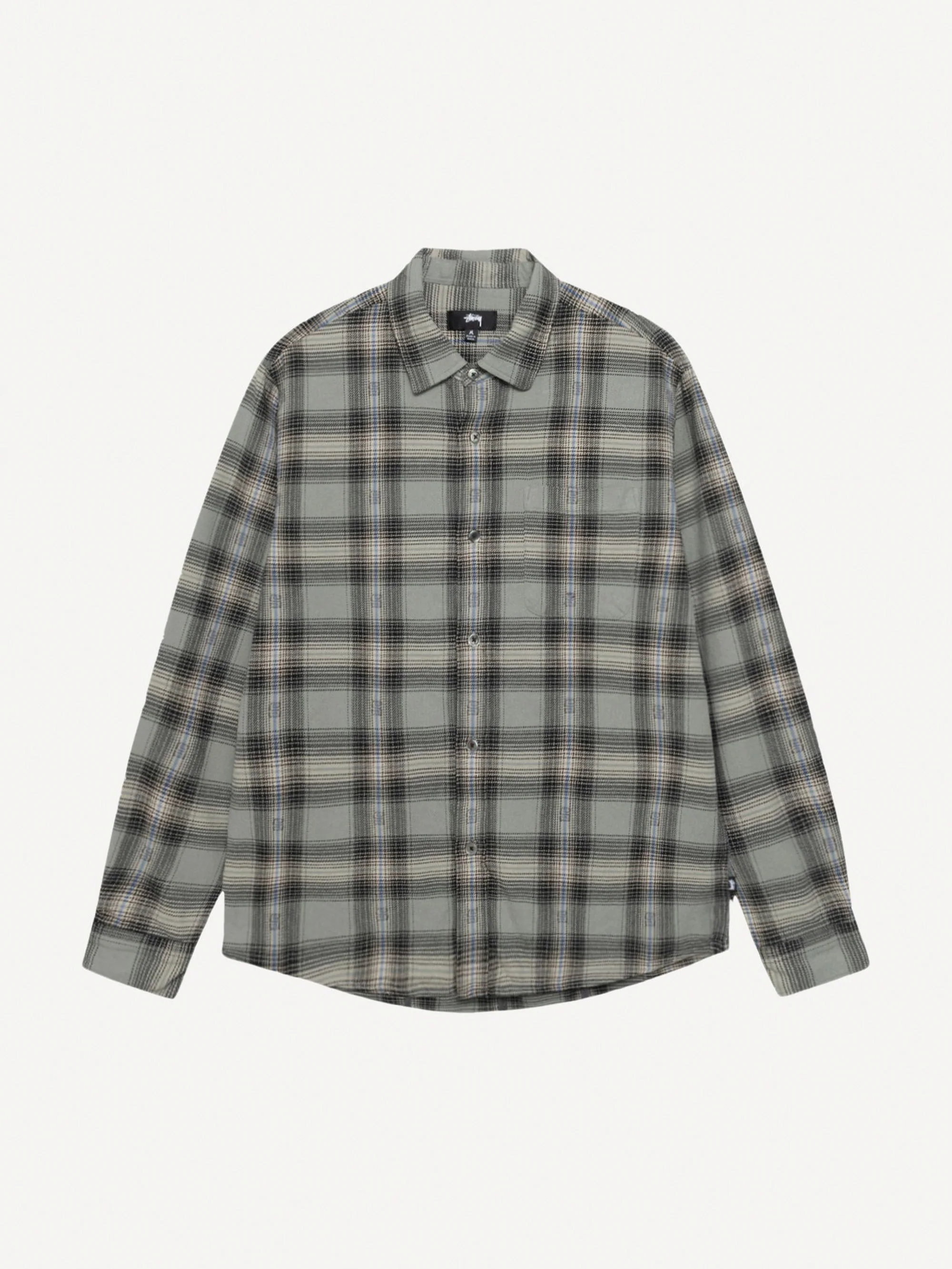 Stussy Motif Plaid Shirt W - Grey - Image 5