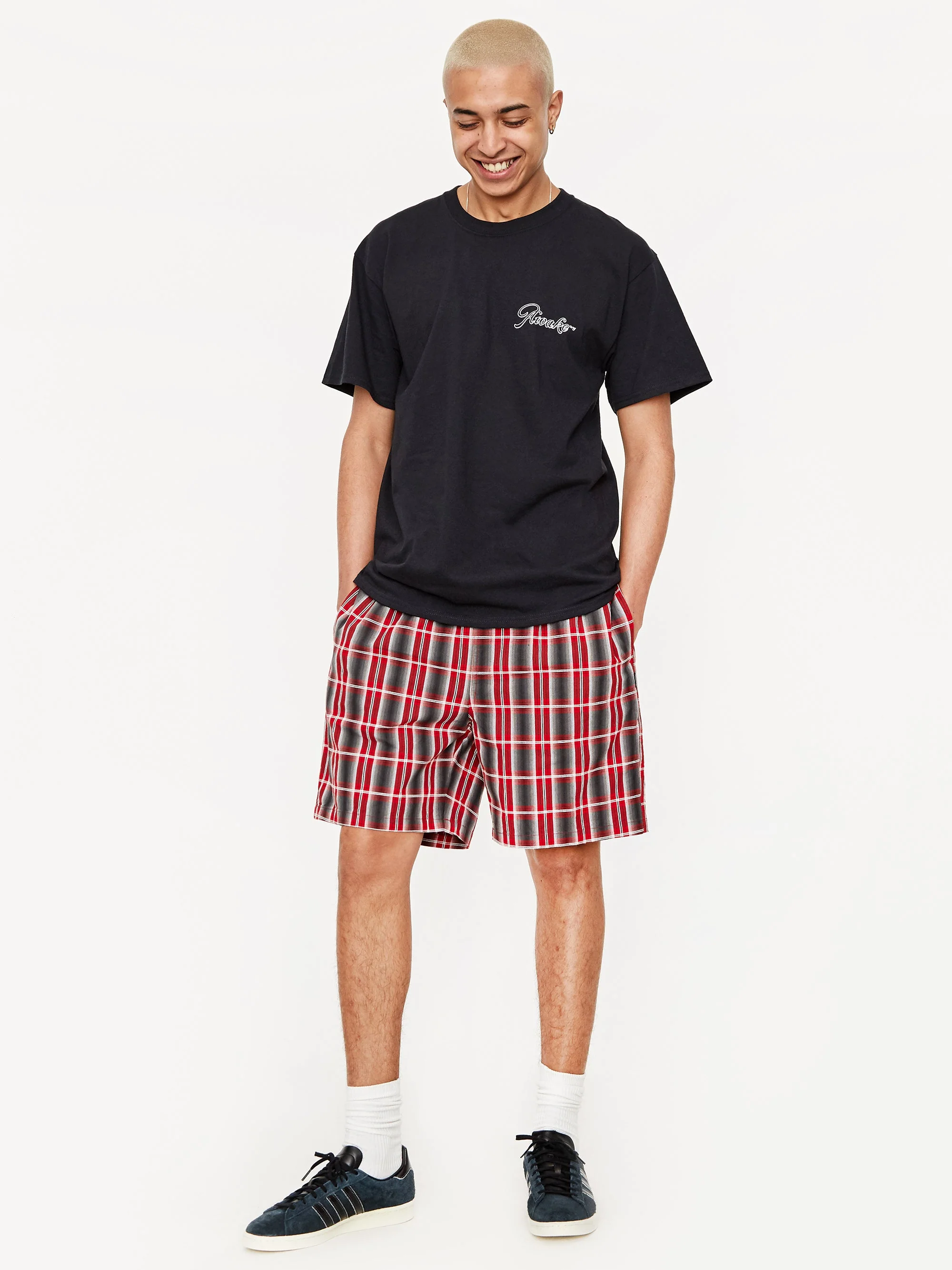 Stussy Nepal Plaid Mountain Short - Red - Image 6