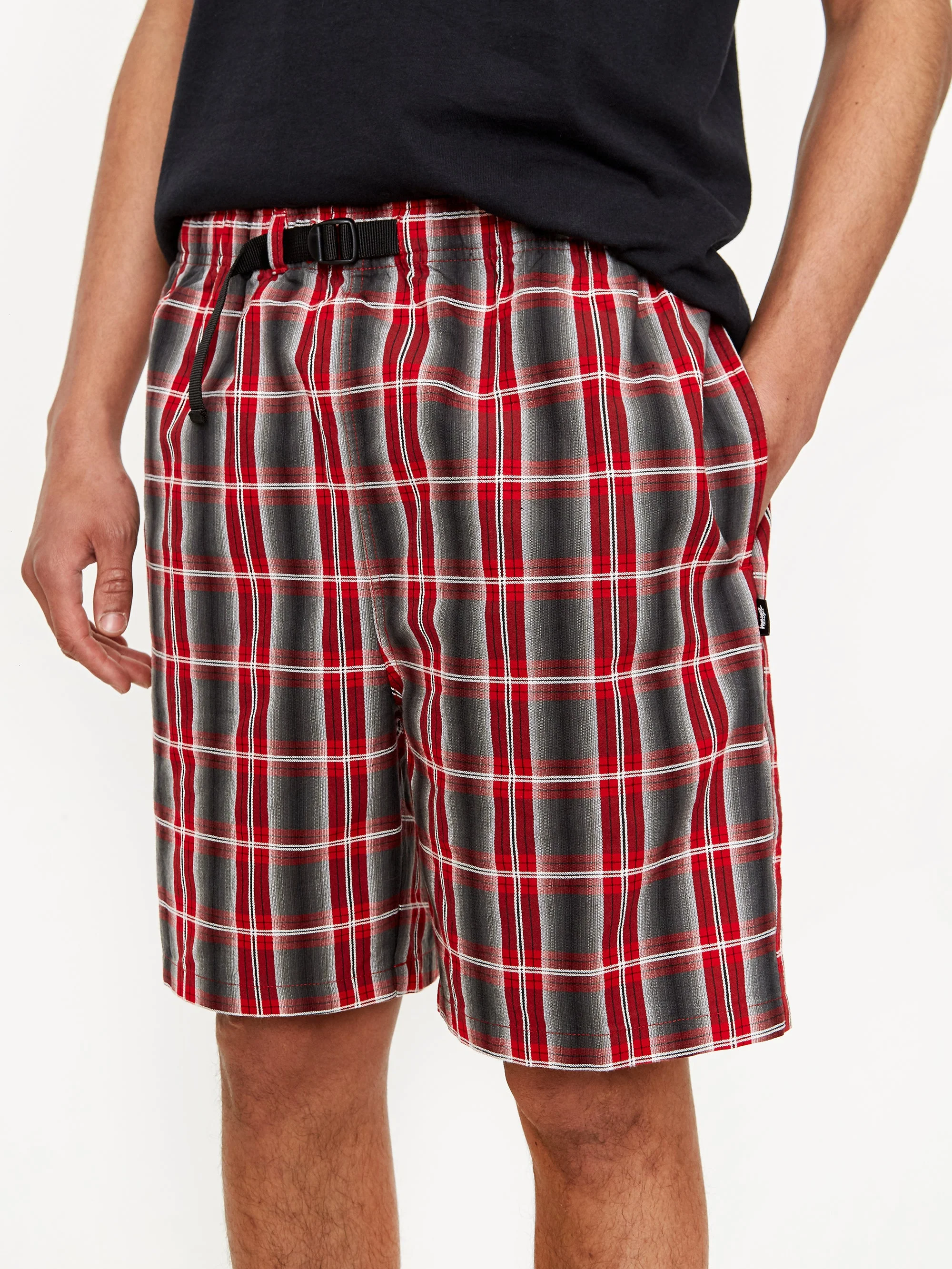 Stussy Nepal Plaid Mountain Short - Red - Image 8