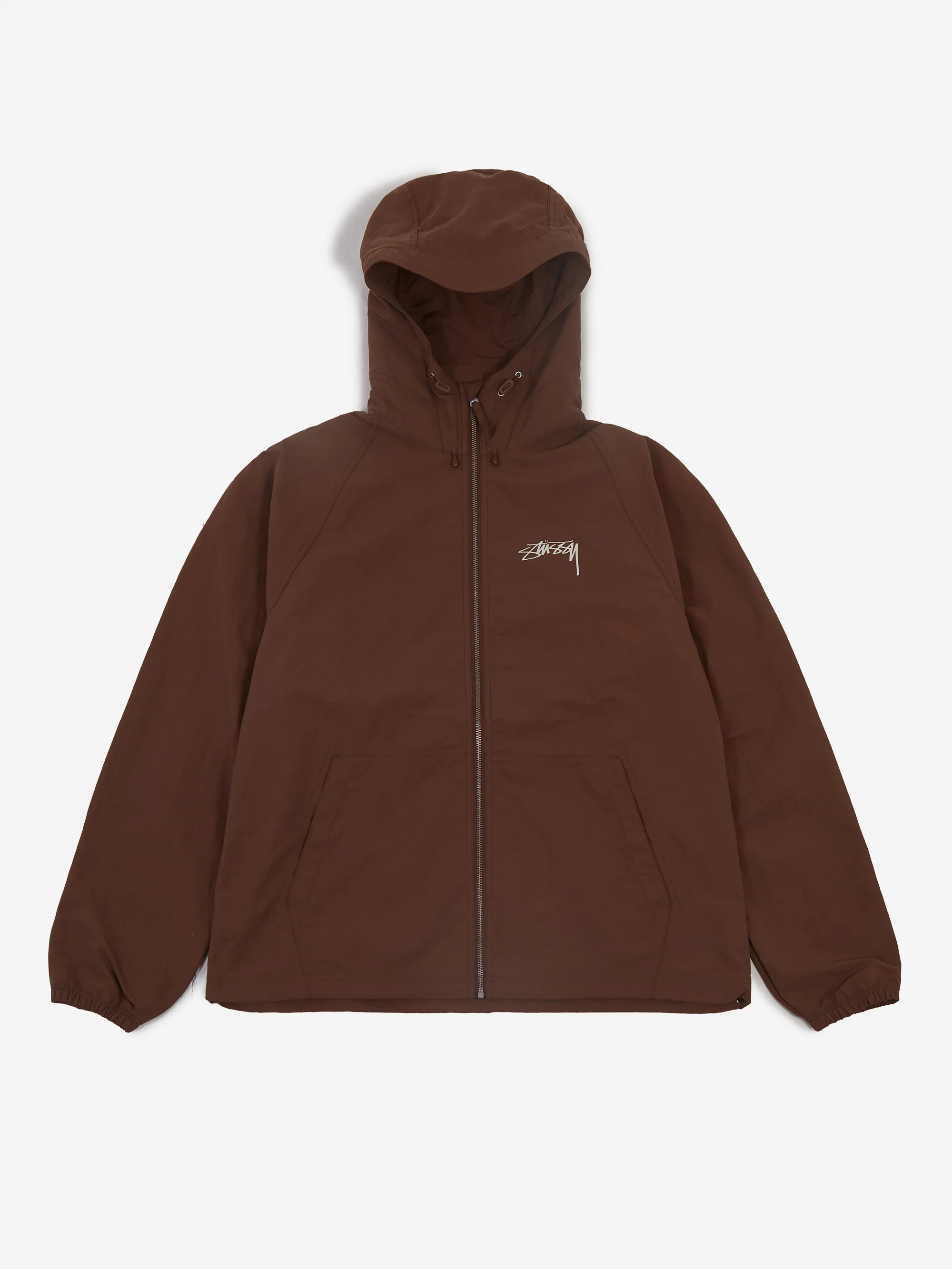 Stussy Nylon Beach Shell - Coffee