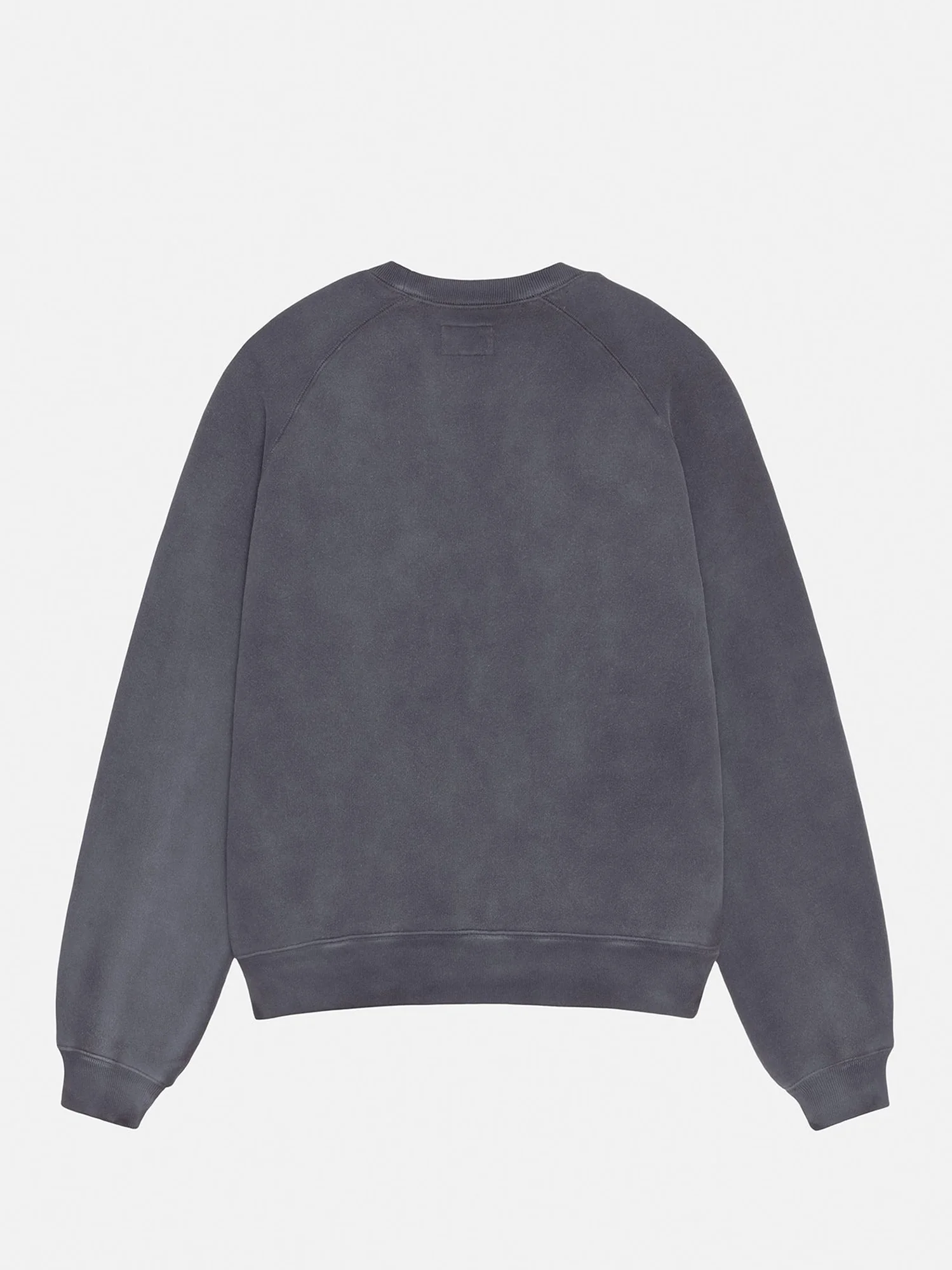 Stussy Overlock Varsity Raglan Crew - Washed Black - Image 3