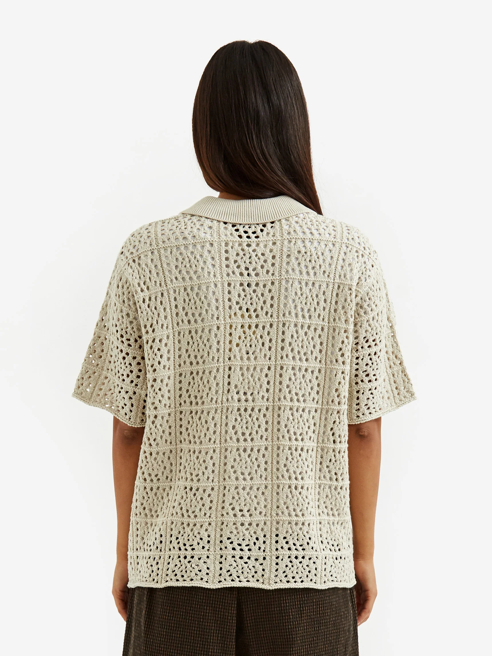 Stussy Oversized Crochet Shirt W - Natural - Image 5