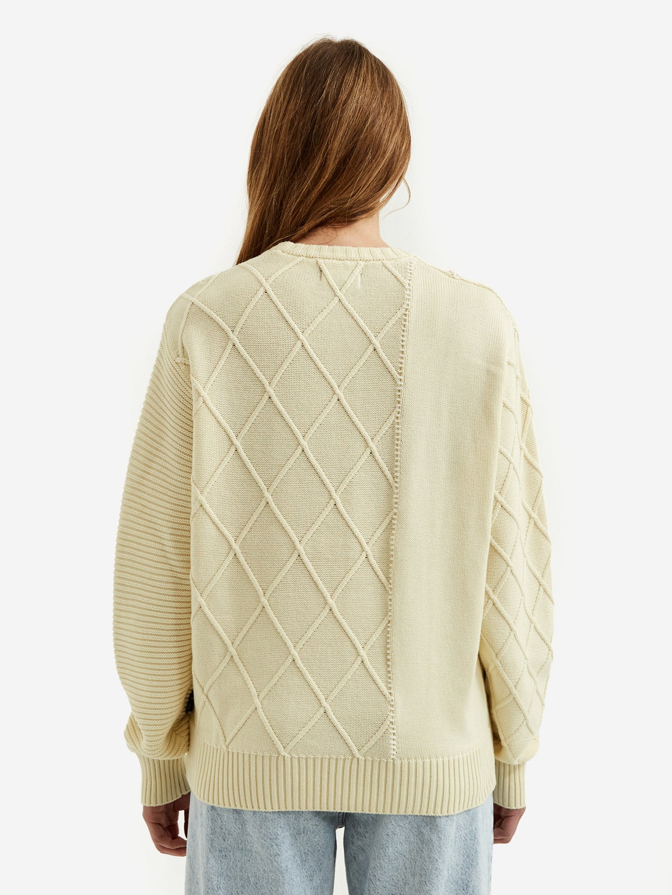 Stussy Patchwork Sweater - Natural - Image 4