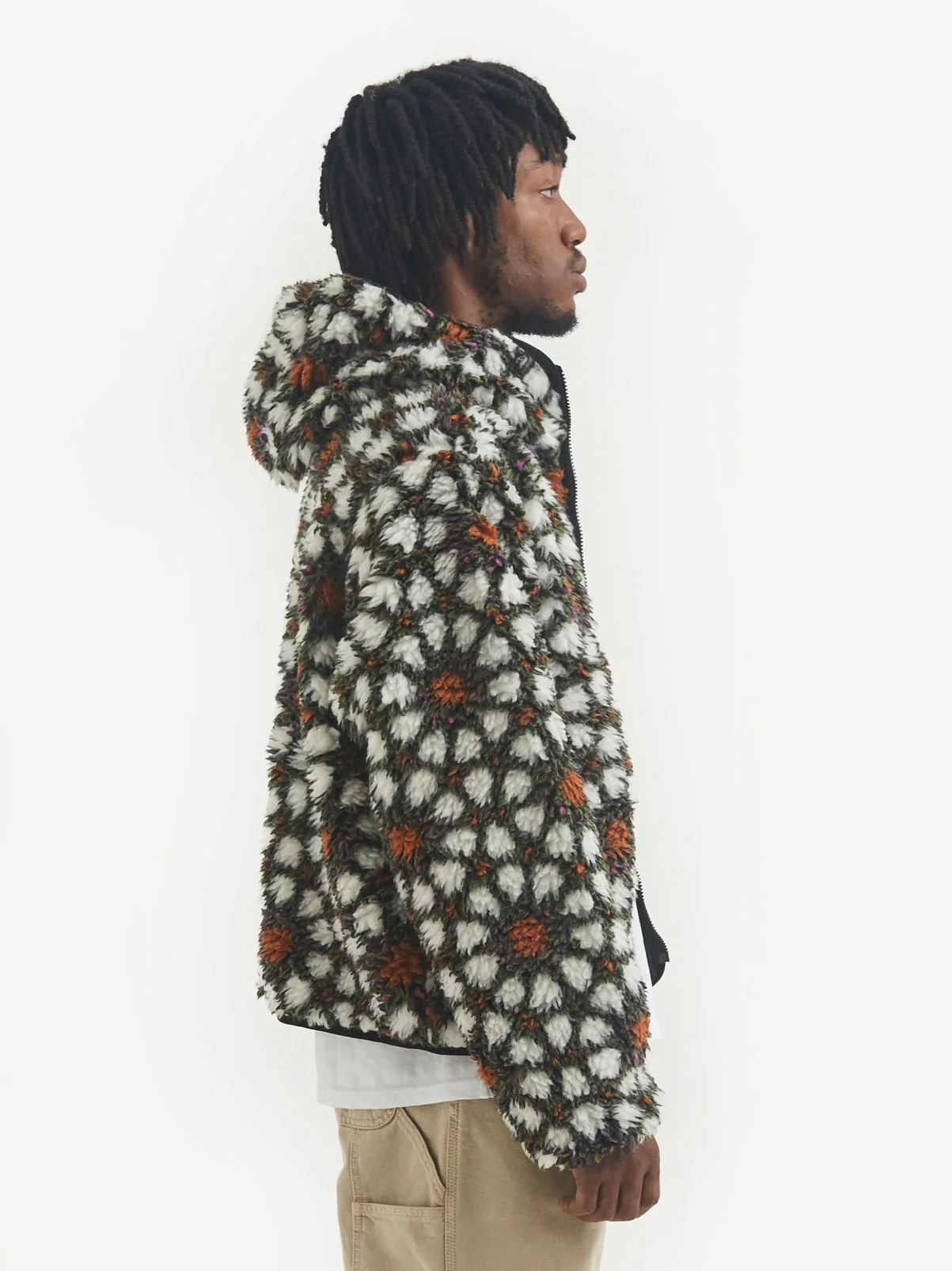 Stussy Pattern Sherpa Jacket - Natural - Image 10