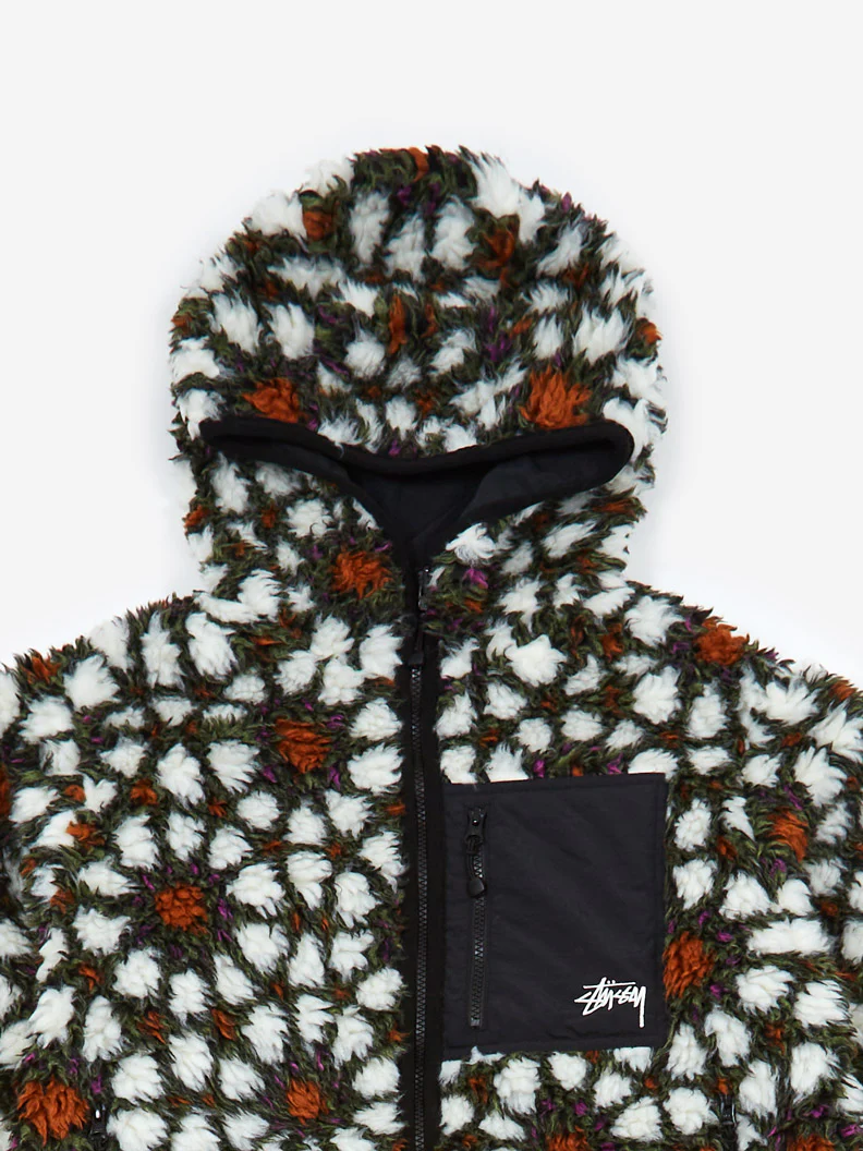 Stussy Pattern Sherpa Jacket W - Natural - Image 10