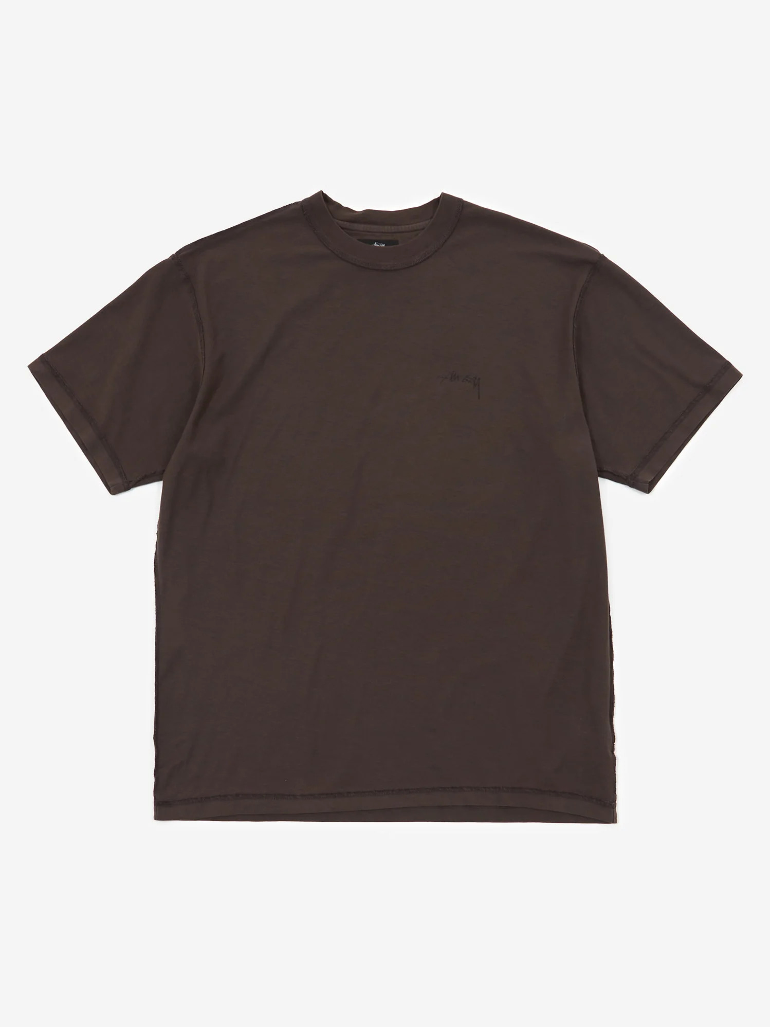 Stussy Pig. Dyed Inside Out Crew - Faded Black - Image 6