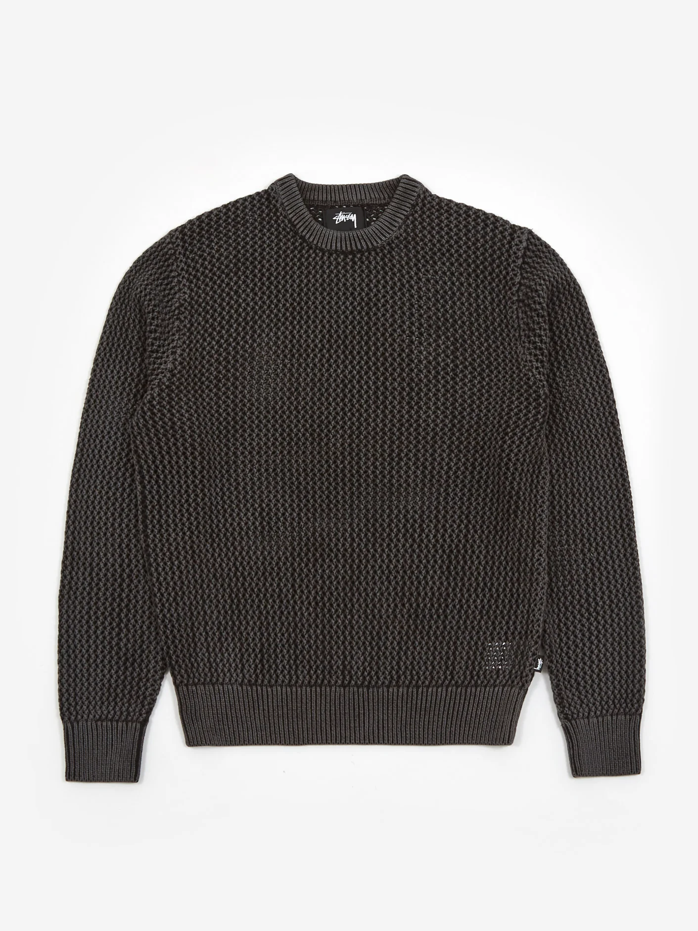 Stussy Pig. Dyed Loose Gauge Sweater - Black