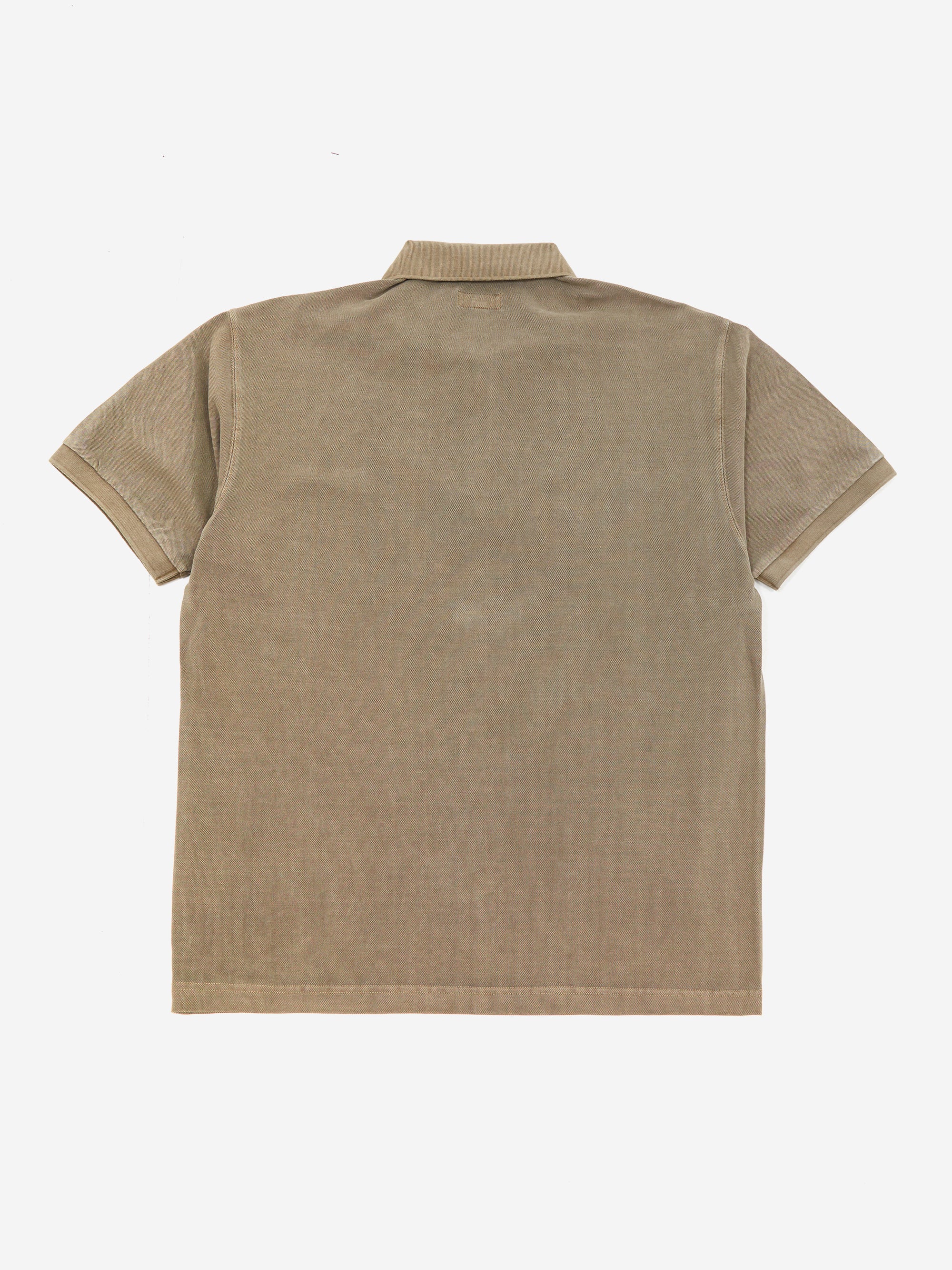 Stüssy Pig Dyed Pique Polo - Taupe - Image 3
