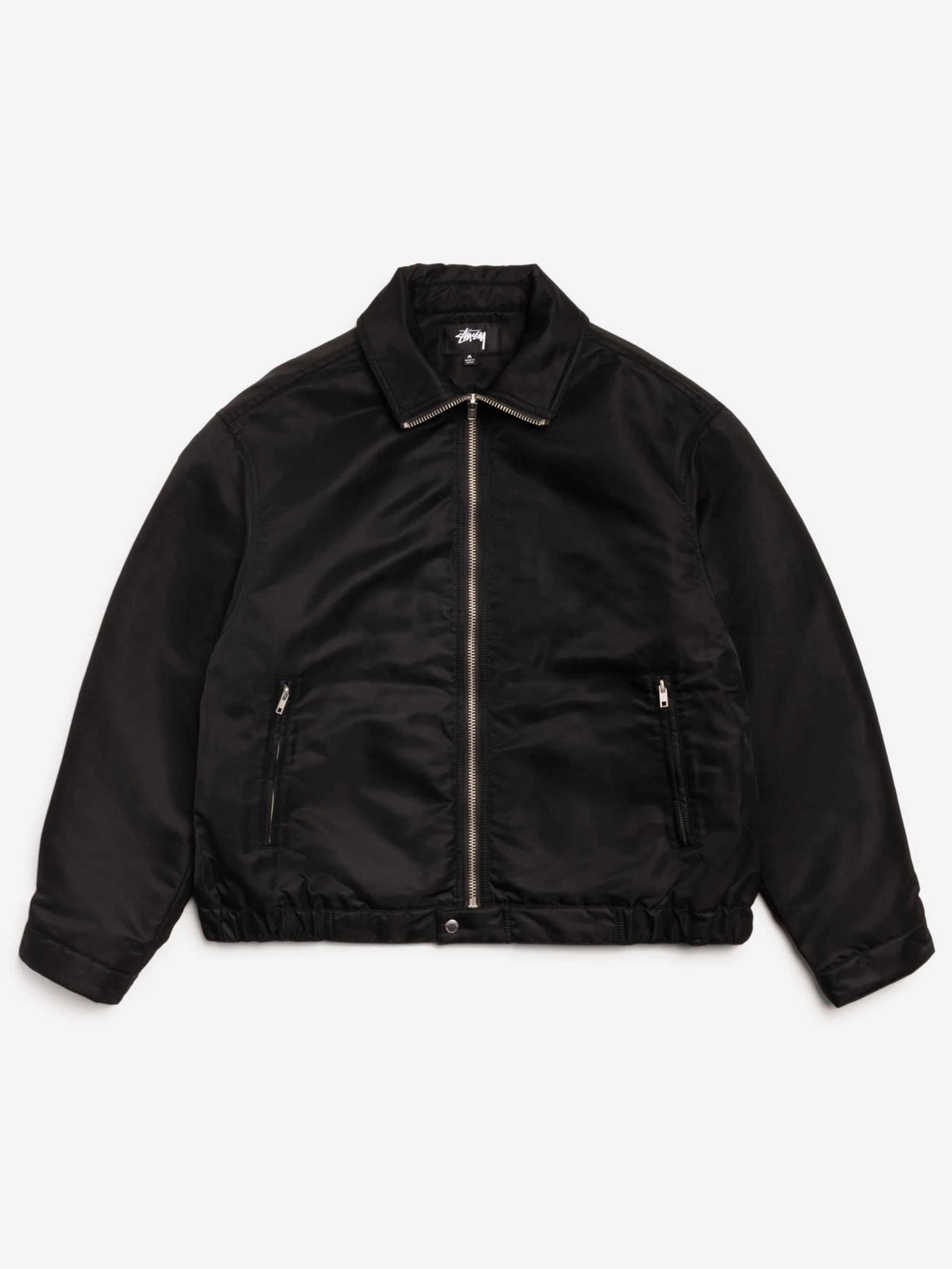 Stussy Pile Lined Zip Jacket - Black
