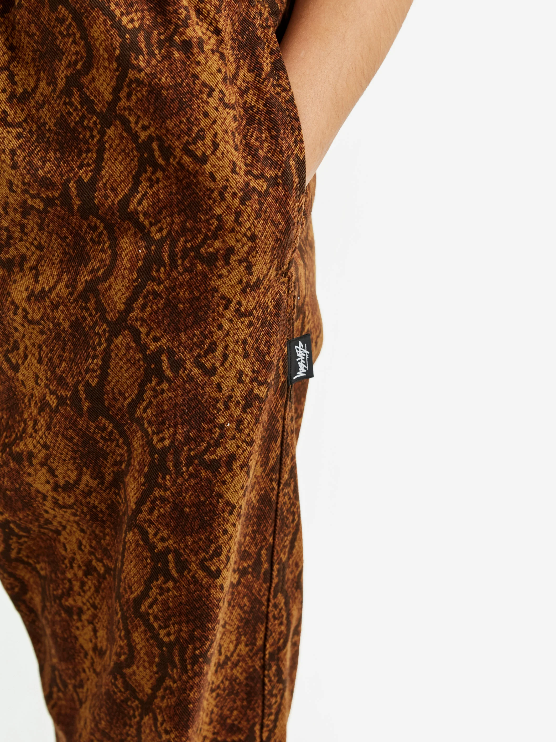 Stussy Python Beach Pant - Brown - Image 3
