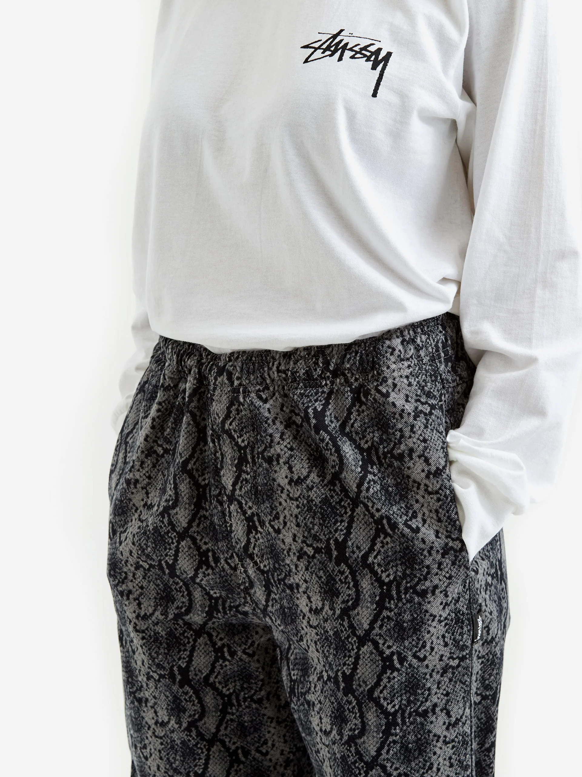 Stussy Python Beach Pant W - Charcoal - Image 3