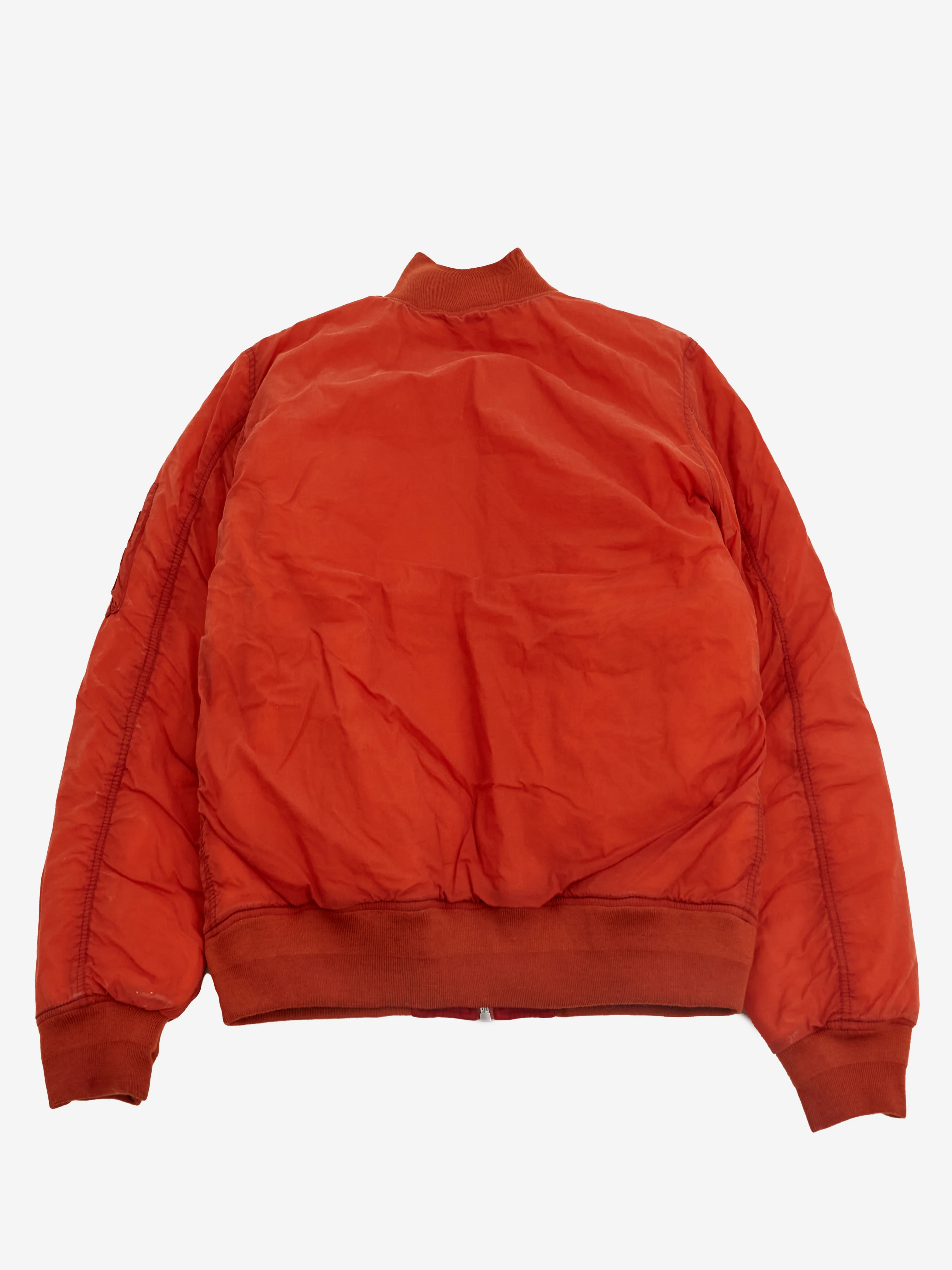 Stussy Quilted Bomber Waxed W - Rust - Image 3
