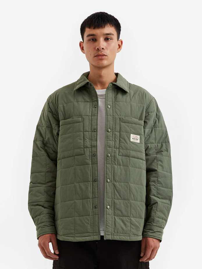 Stussy Quilted Fatigue Shirt - Green - Image 6