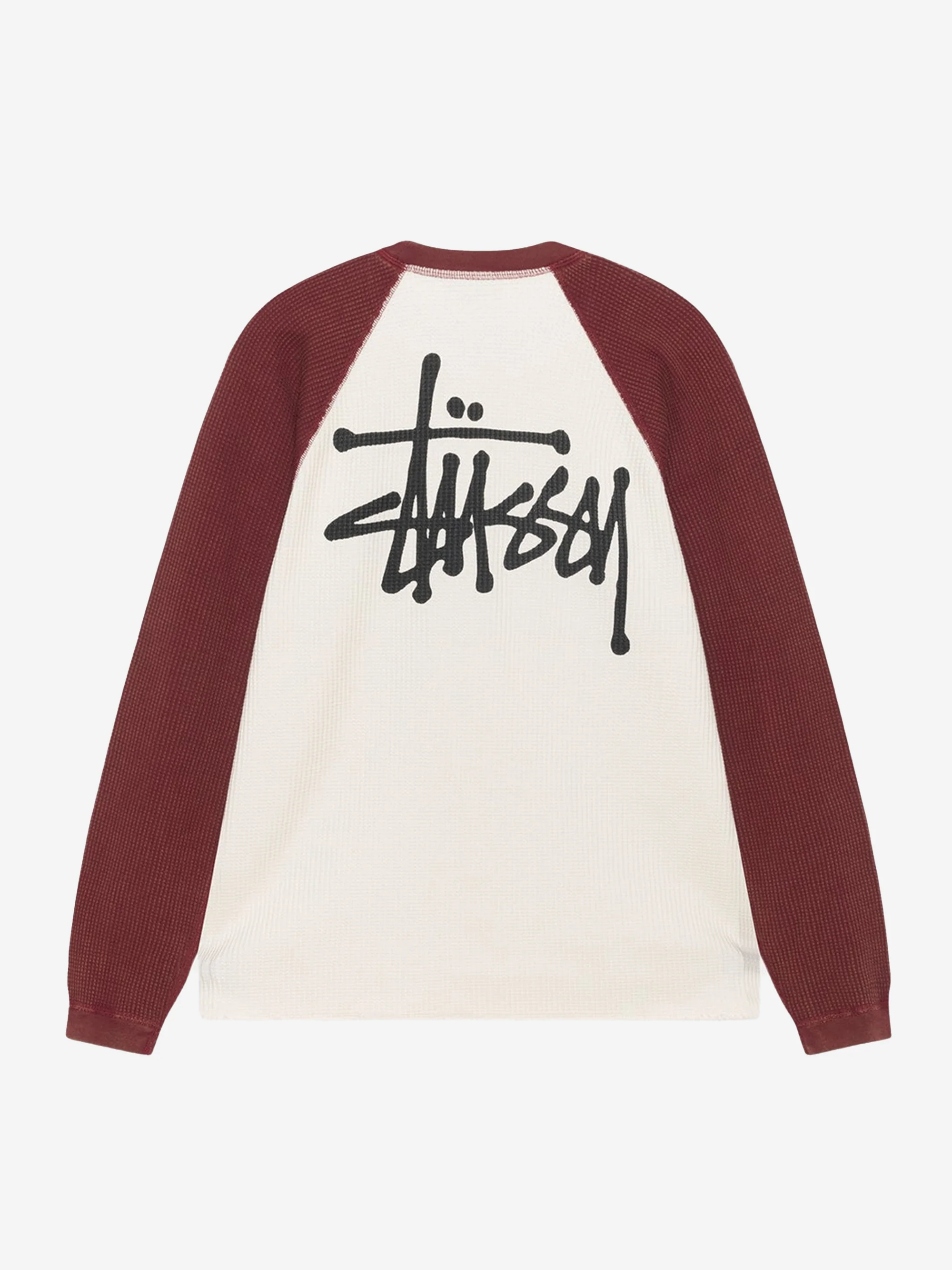 Stussy Raglan Thermal 2 Tone - Off White - Image 3
