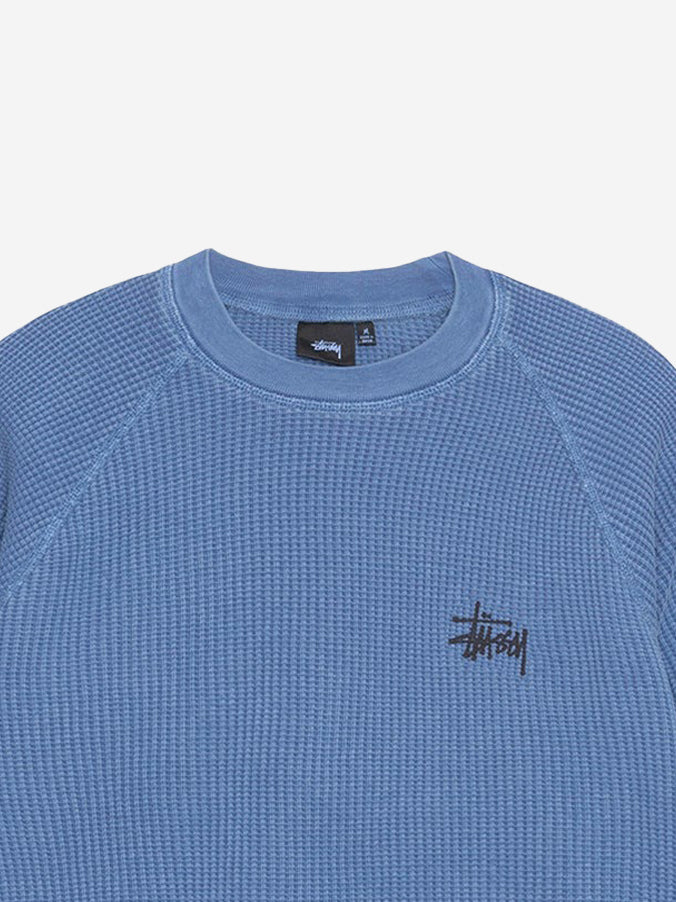 Stussy Raglan Thermal Basic Stock W - Blue - Image 2