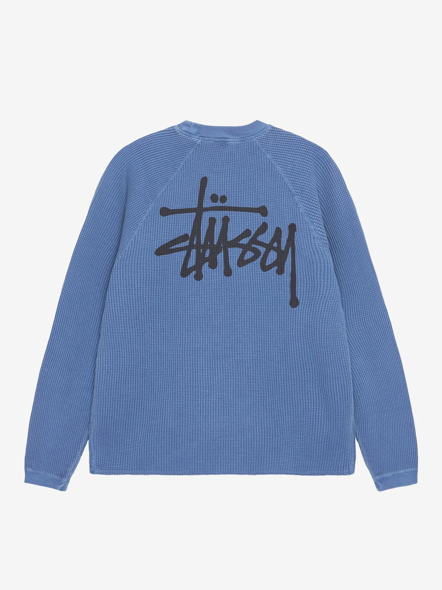 Stussy Raglan Thermal Basic Stock W - Blue - Image 3