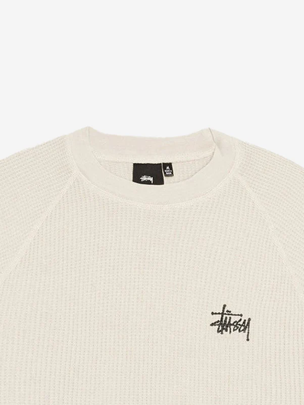 Stussy Raglan Thermal Basic Stock W - Bone - Image 2