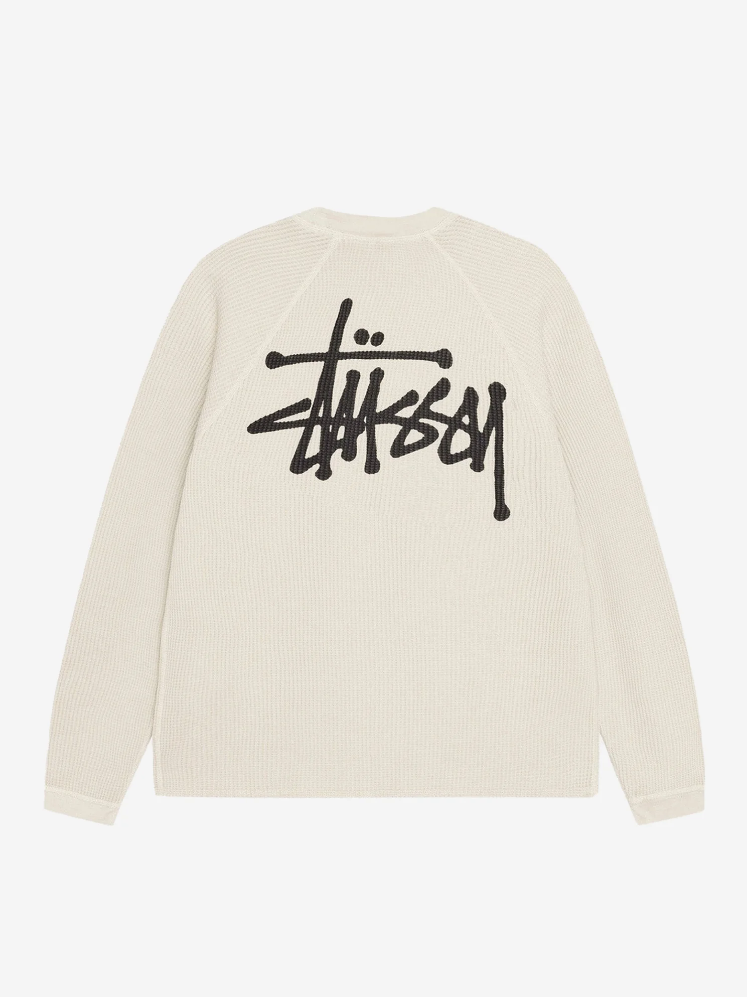 Stussy Raglan Thermal Basic Stock W - Bone - Image 3