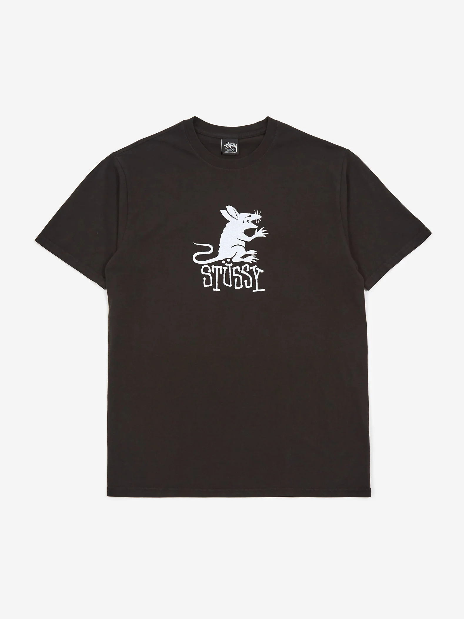 Stussy Rat Pigment Dyed T-Shirt - Black